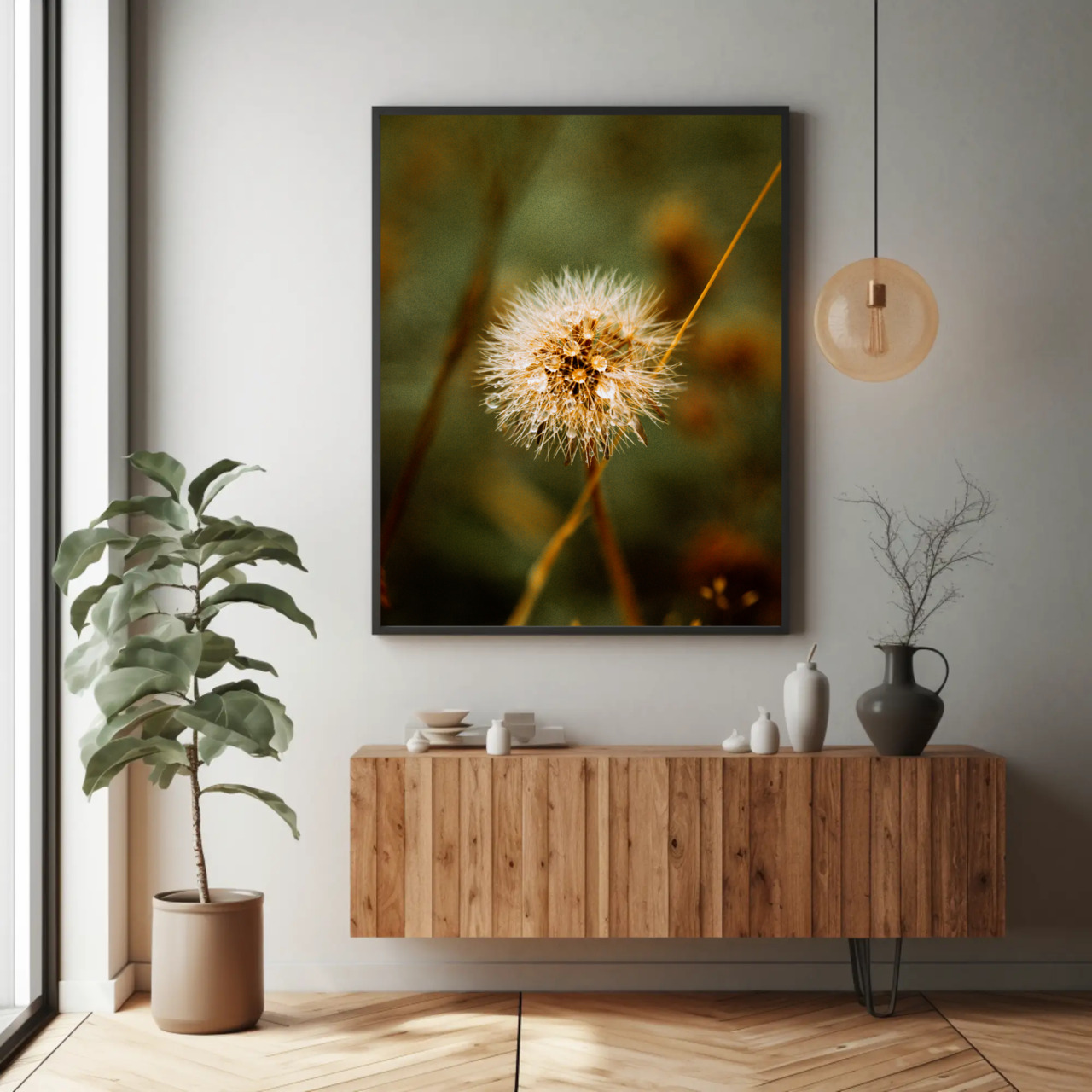 Framed Fine Art Print - Nature Photography, Dandelion Wall Art, Home Decor, Gift for Nature Lovers, Botanical Art product thumbnail image Framed Fine Art Print - Nature Photography, Dandelion Wall Art, Home Decor, Gift for Nature Lovers, Botanical Art product thumbnail image