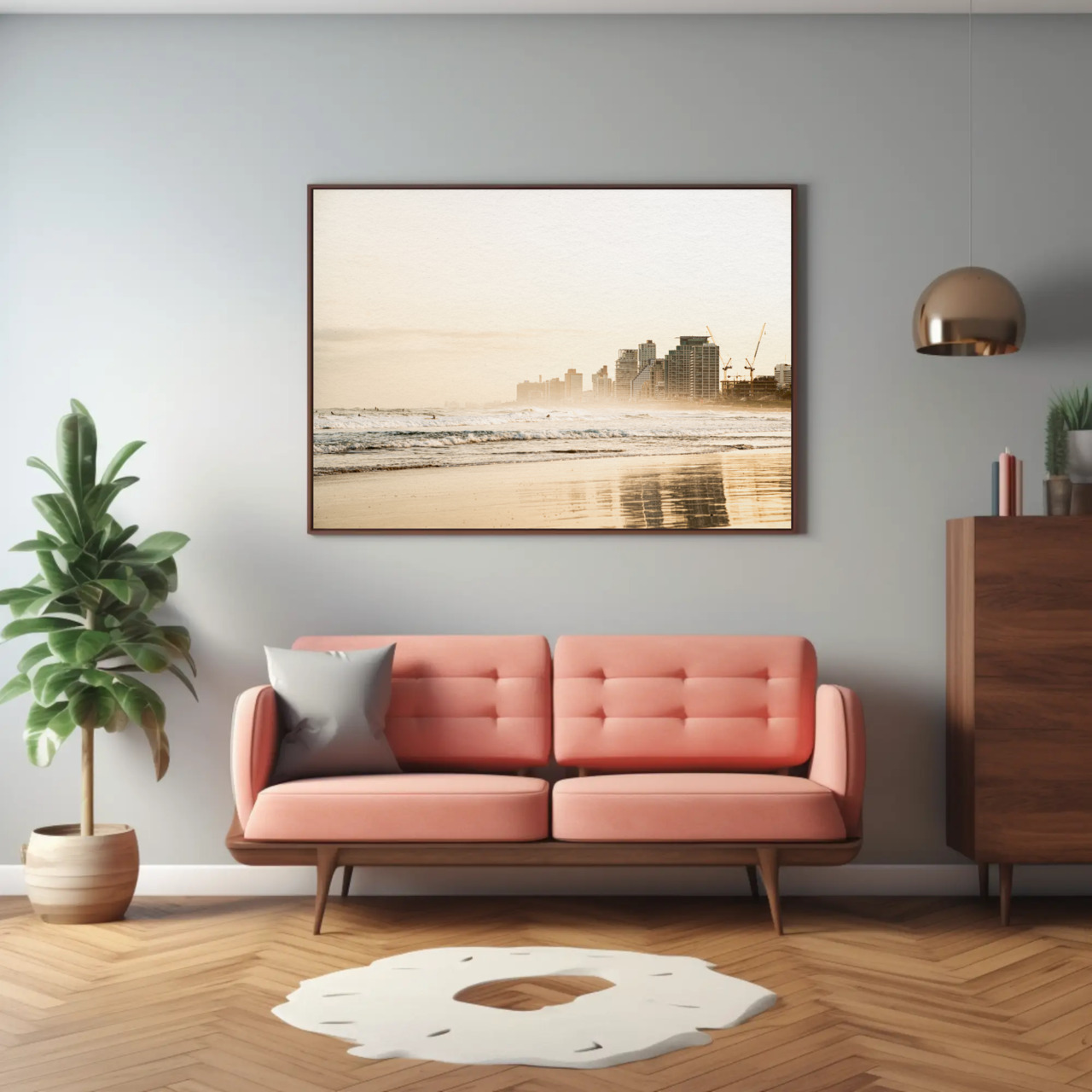 Elegant Beachscape Fine Art Prints, Coastal Decor, Wall Art, Home Aesthetics, Gift for Ocean Lovers, Minimalist Design, Framed Prints product thumbnail image