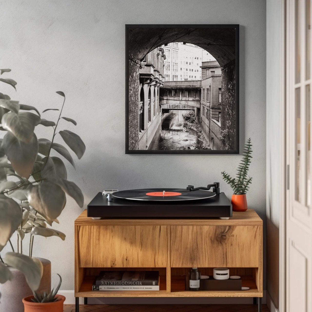 Elegant Fine Art Prints for Home Decor, Black and White Photography, Wall Art, Gift Ideas for Art Lovers, Stylish Passepartout Frame product thumbnail image