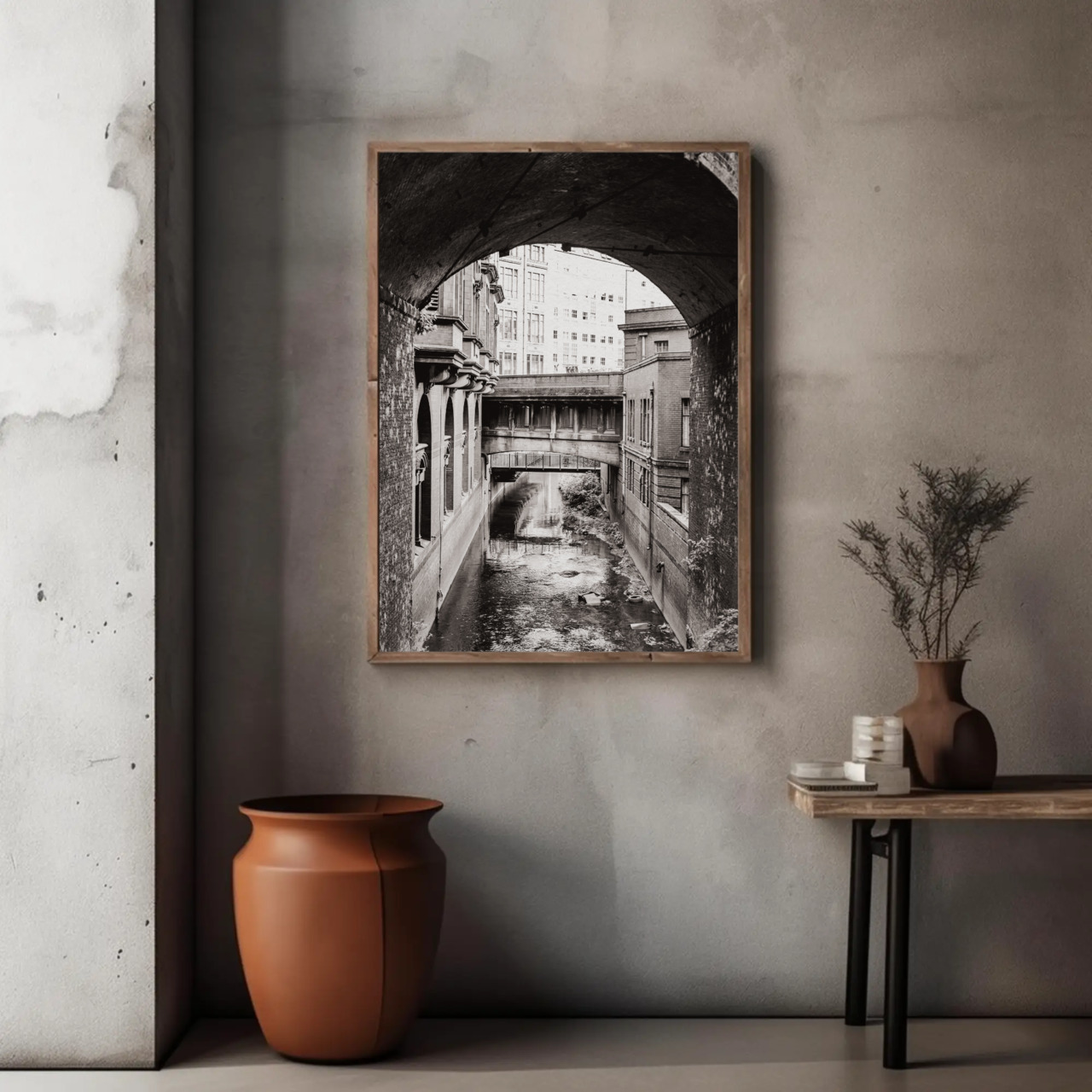 Elegant Fine Art Prints for Home Decor, Black and White Photography, Wall Art, Gift Ideas for Art Lovers, Stylish Passepartout Frame product thumbnail image