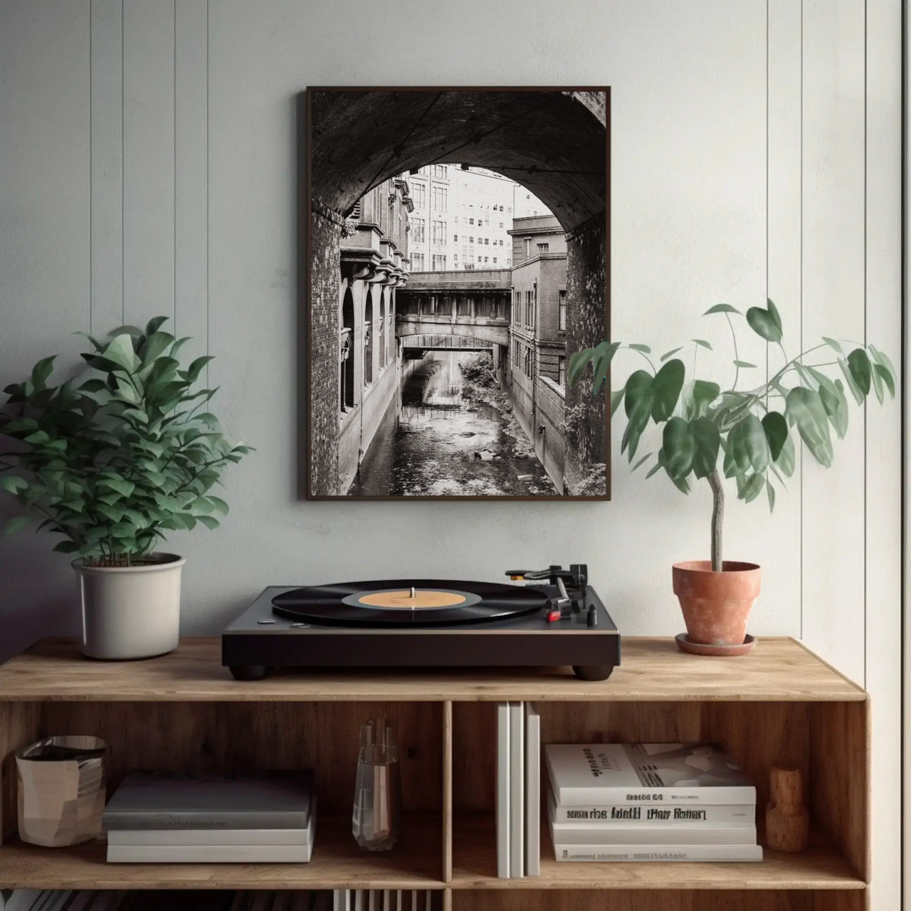 Elegant Fine Art Prints for Home Decor, Black and White Photography, Wall Art, Gift Ideas for Art Lovers, Stylish Passepartout Frame product thumbnail image