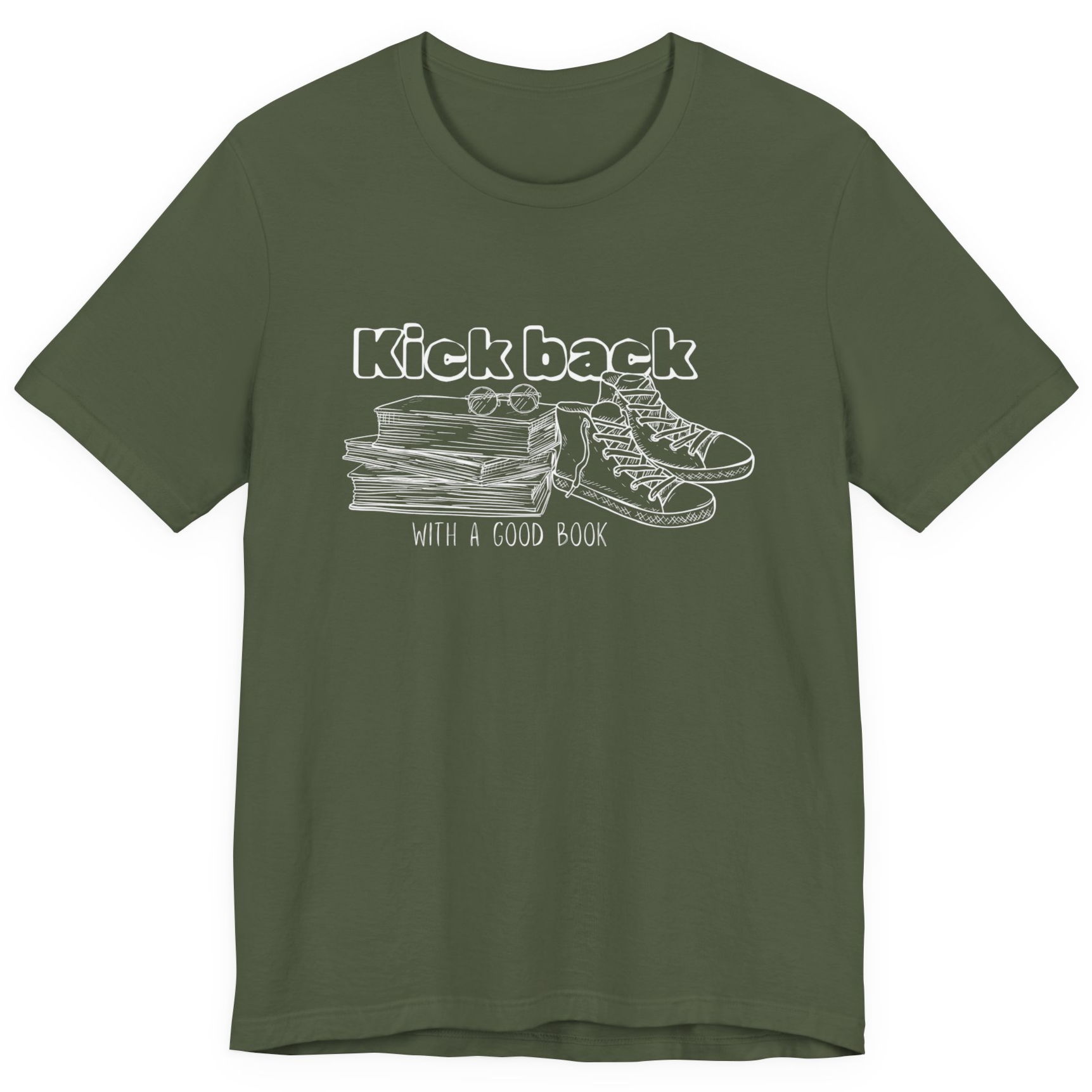 Kick Back With A Good Book Unisex Graphic Tee