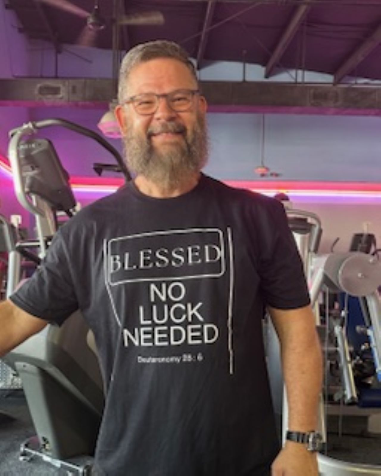 " Blessed " No Luck Needed Christian Design Faith Softstyle Unisex T-Shirt