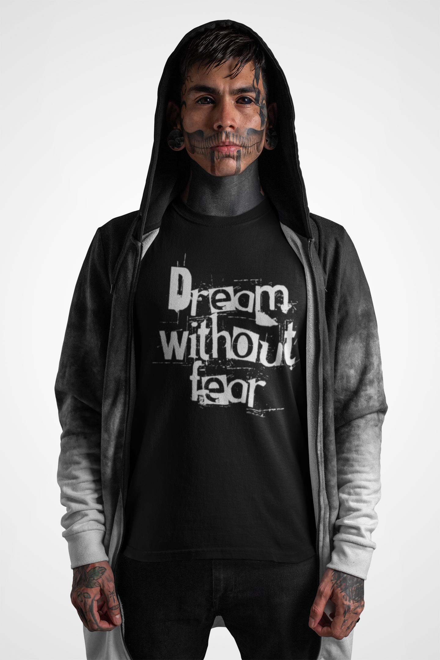 Motivational Unisex Softstyle T-Shirt - "Dream Without Fear" Inspirational Tee product thumbnail image Motivational Unisex Softstyle T-Shirt - "Dream Without Fear" Inspirational Tee product thumbnail image
