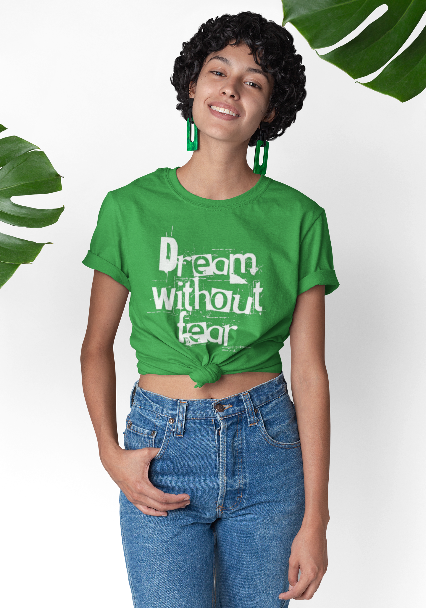 Motivational Unisex Softstyle T-Shirt - "Dream Without Fear" Inspirational Tee product thumbnail image Motivational Unisex Softstyle T-Shirt - "Dream Without Fear" Inspirational Tee product thumbnail image