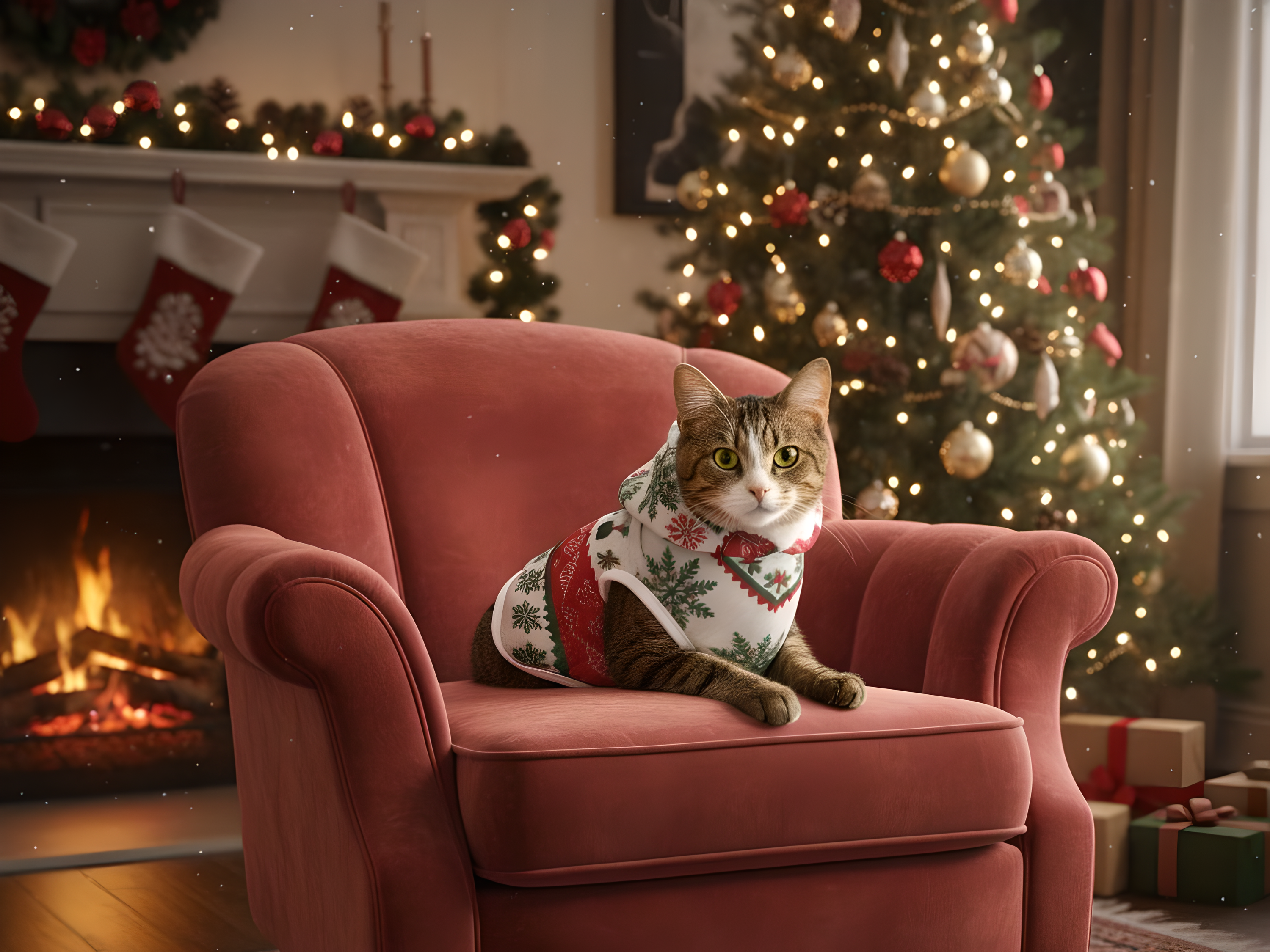 Cozy Holiday Pet Hoodie for Animals, Festive Pet Sweater, Cute Animal Apparel, Winter Pet Costume, Christmas Gift for Pets product thumbnail image Cozy Holiday Pet Hoodie for Animals, Festive Pet Sweater, Cute Animal Apparel, Winter Pet Costume, Christmas Gift for Pets product thumbnail image