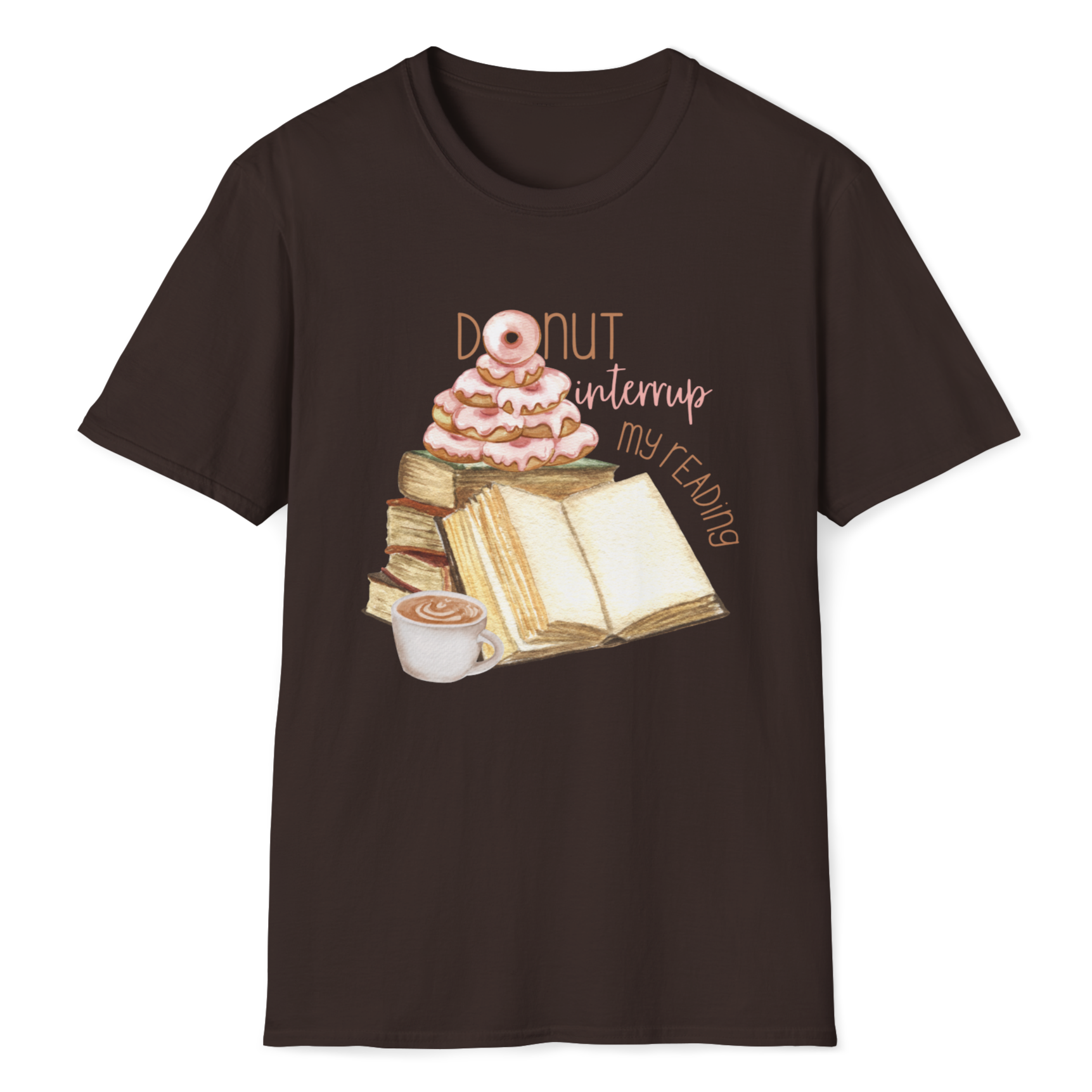 Donut Interrupt My Reading Graphic T-Shirt product thumbnail image