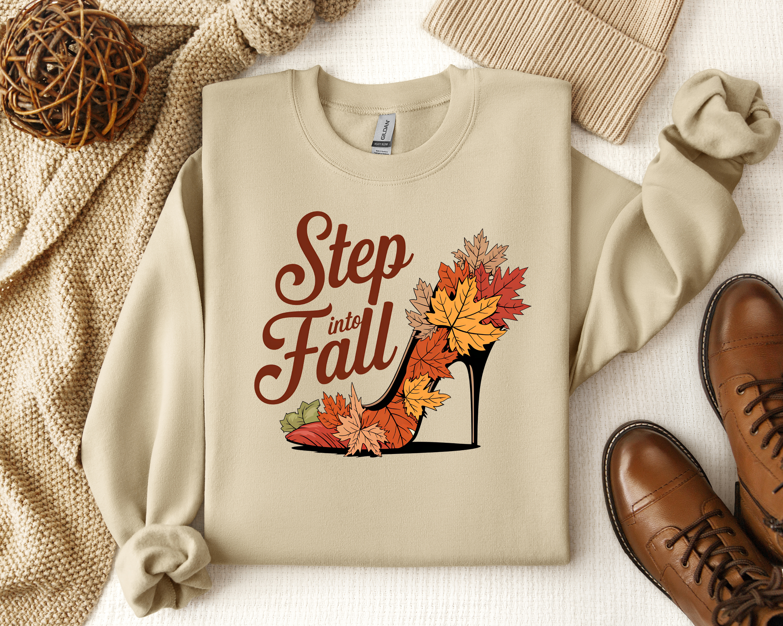 Fall women Sweatshirt Steo into Fall