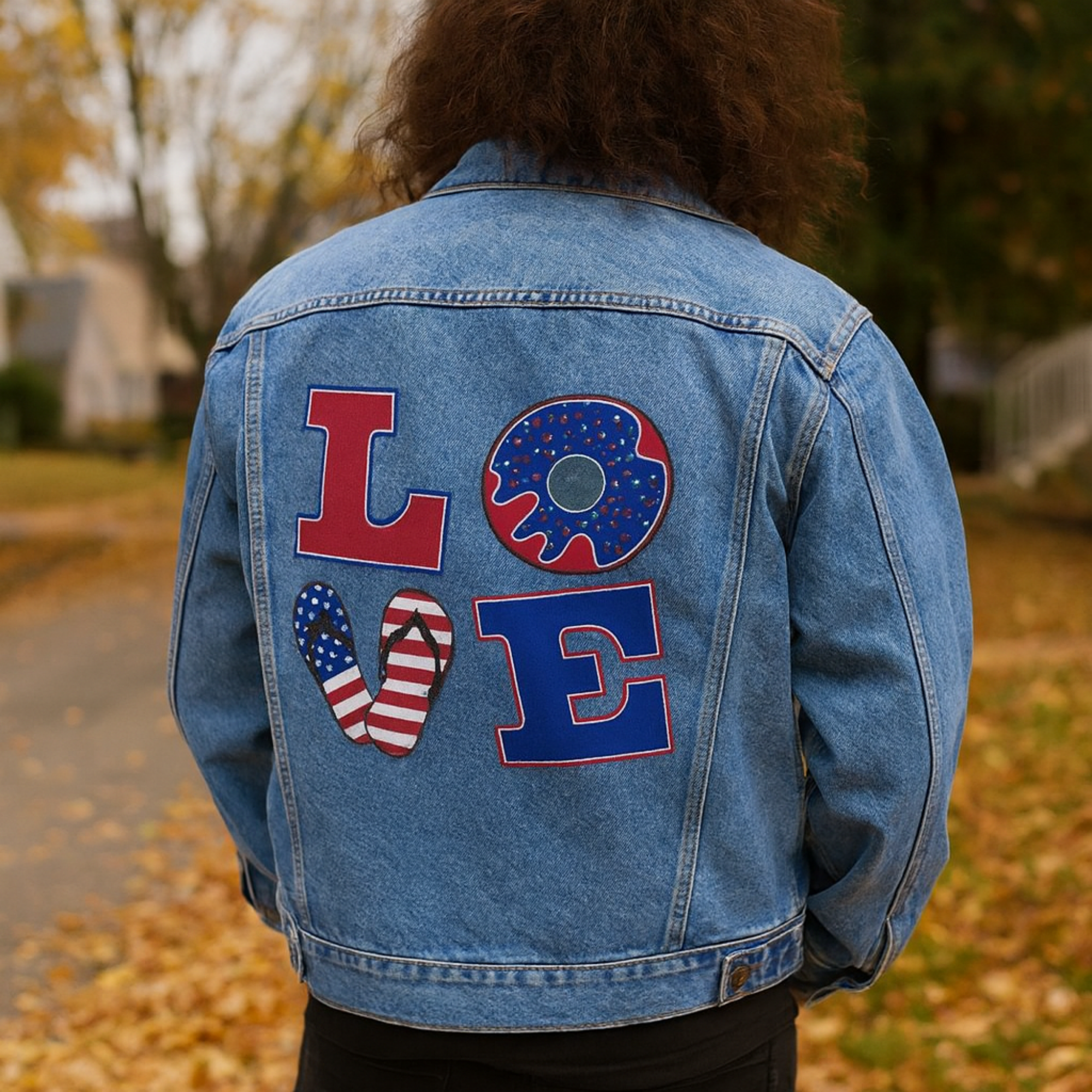 Patriotic LOVE Denim Jacket | Mens Retro Lapel Jean Jacket | Fall Fashion Gift | USA Pride Outerwear | Christmas Gift for Him product thumbnail image Patriotic LOVE Denim Jacket | Mens Retro Lapel Jean Jacket | Fall Fashion Gift | USA Pride Outerwear | Christmas Gift for Him product thumbnail image