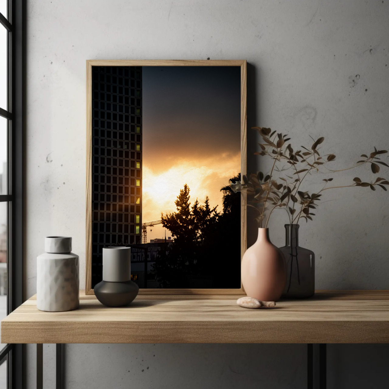 Framed Fine Art Prints, Sunset Wall Art, Home Decor, Photography Prints, Modern Art, Gift for Art Lovers, Office Decor product thumbnail image