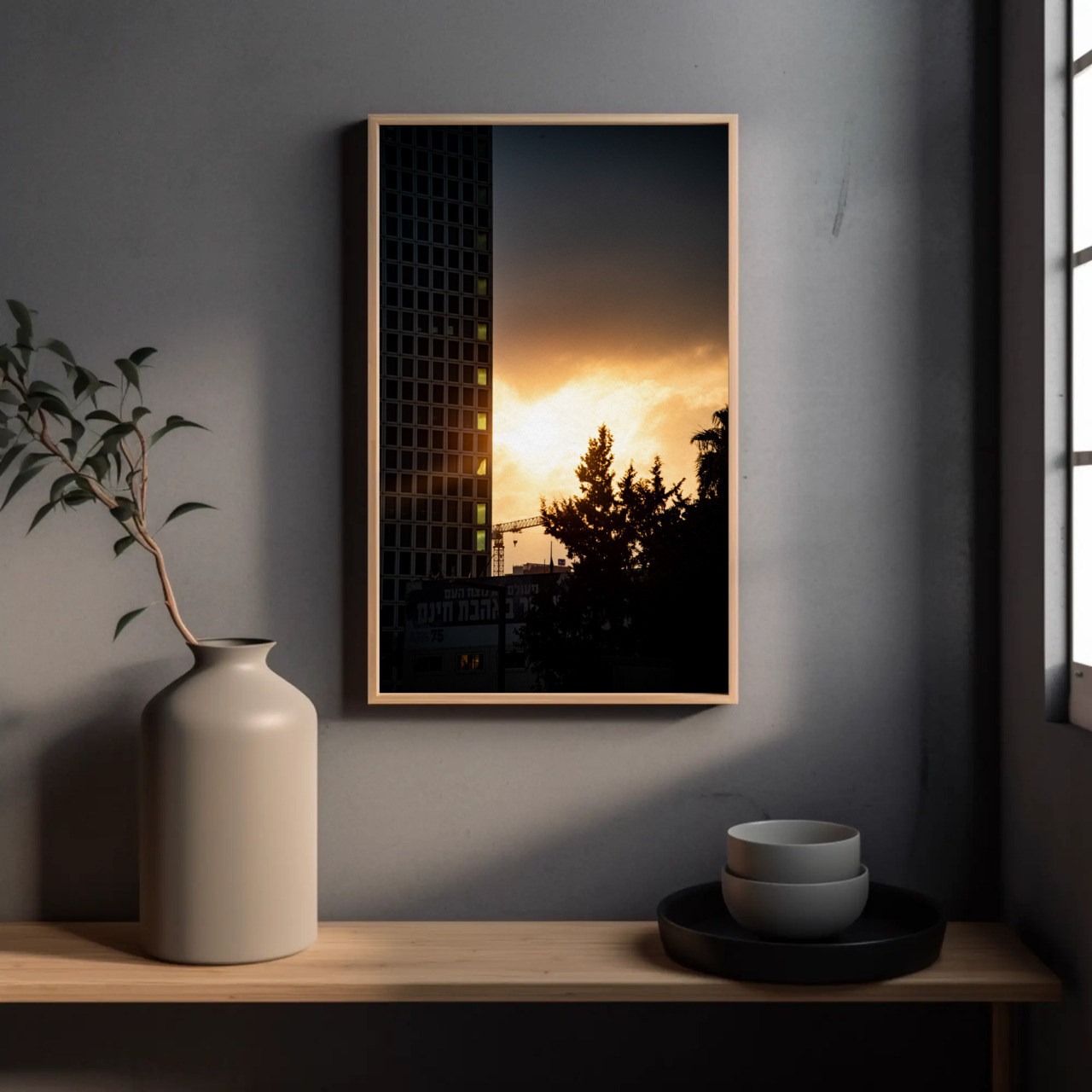 Framed Fine Art Prints, Sunset Wall Art, Home Decor, Photography Prints, Modern Art, Gift for Art Lovers, Office Decor product thumbnail image