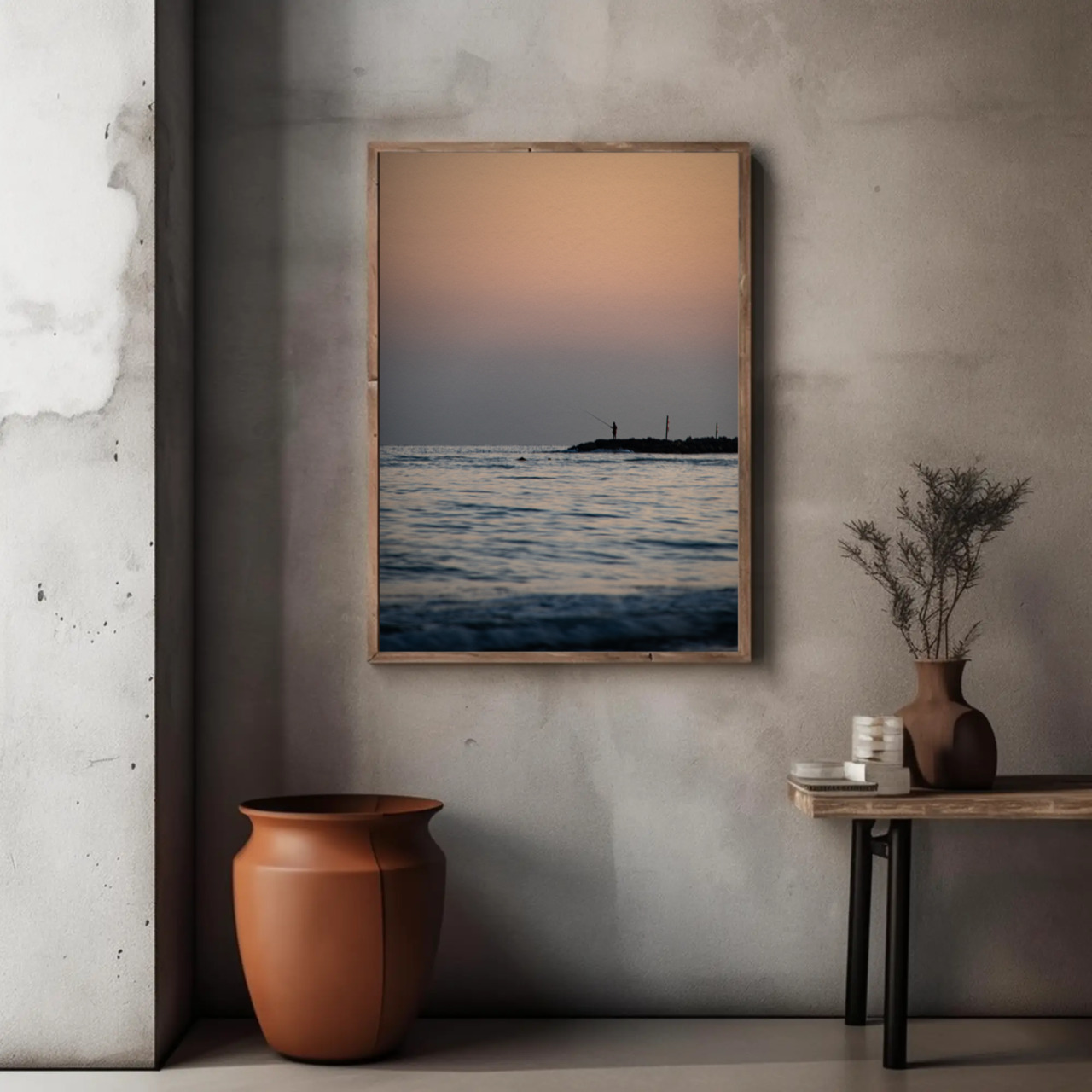 Framed Ocean Art Prints, Serene Coastal Photography, Beach Decor, Minimalist Wall Art, Perfect Gift for Nature Lovers product thumbnail image
