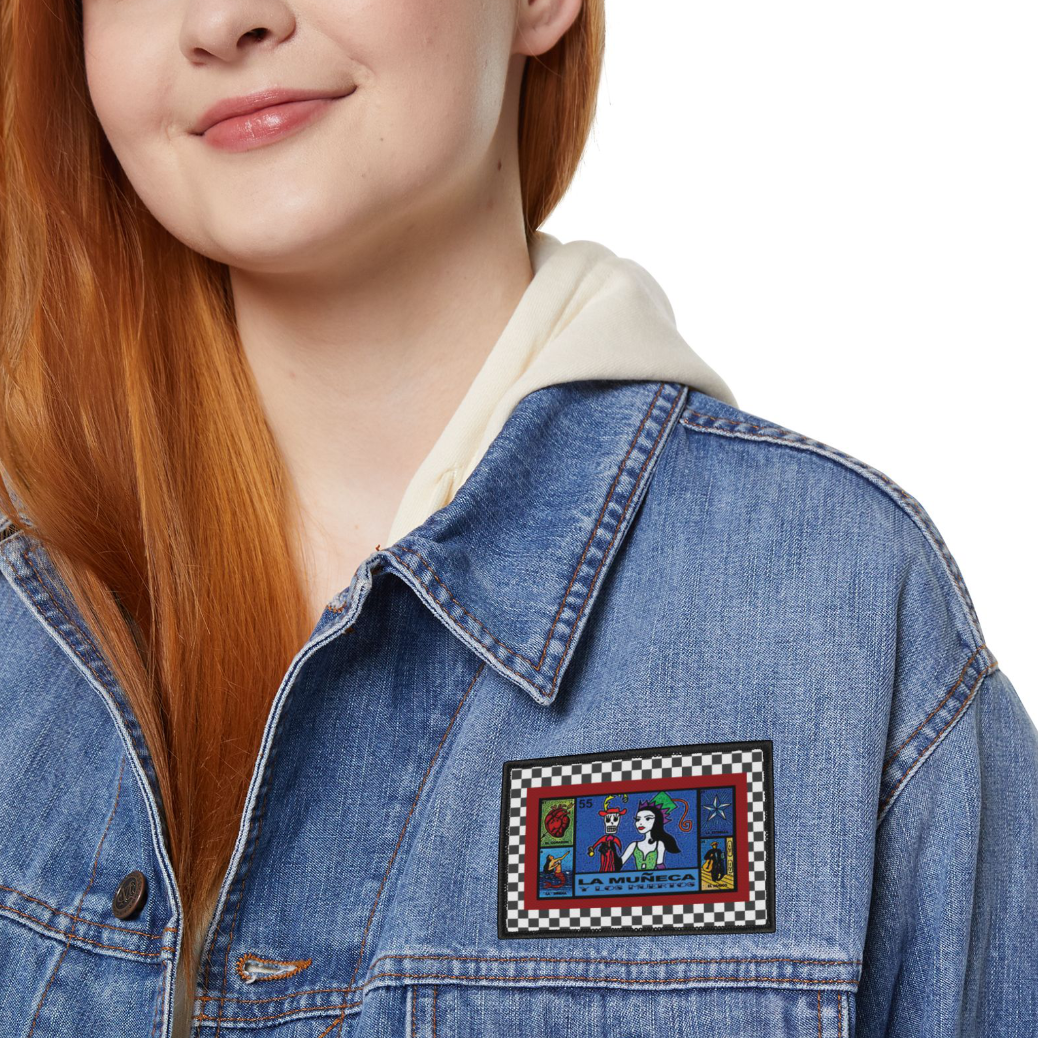 La Muñeca y Los Muertos Iron-On Patches for Jackets product thumbnail image La Muñeca y Los Muertos Iron-On Patches for Jackets product thumbnail image