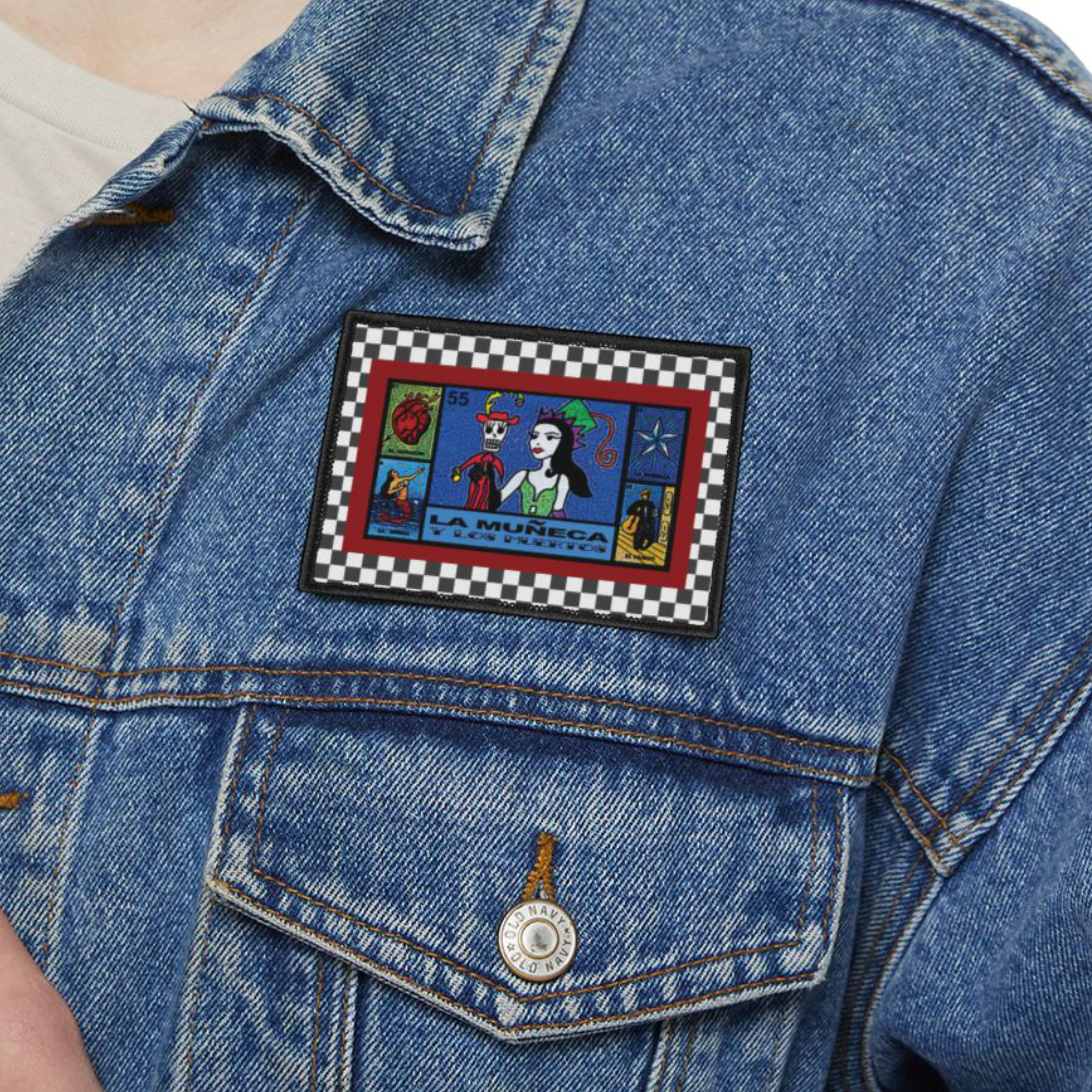 La Muñeca y Los Muertos Iron-On Patches for Jackets La Muñeca y Los Muertos Iron-On Patches for Jackets