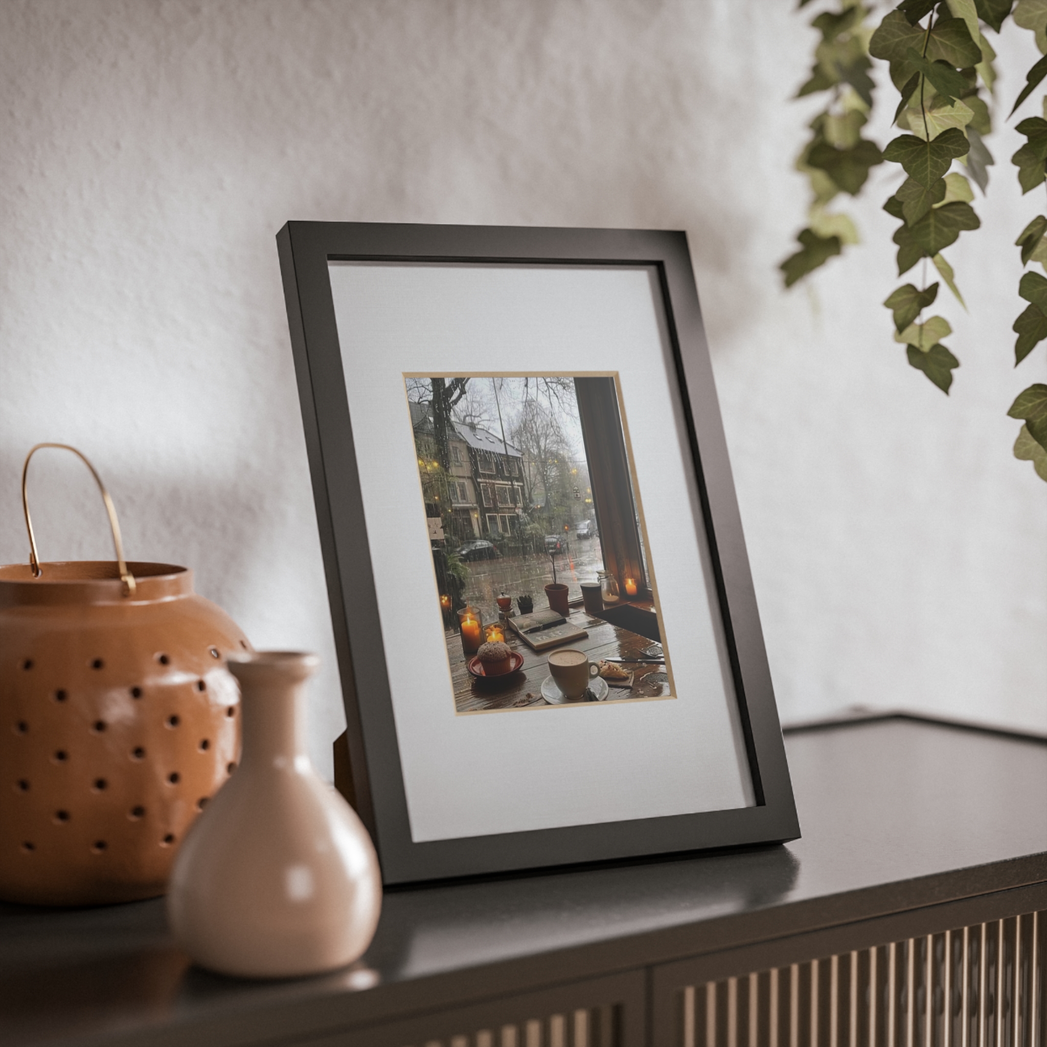 Personalized Black Framed Posters, Vertical &amp; Horizontal Designs, Home Decor, Cozy Accessory, Photo Frames, Living Room, Office, Custom Gift Ideas product thumbnail image