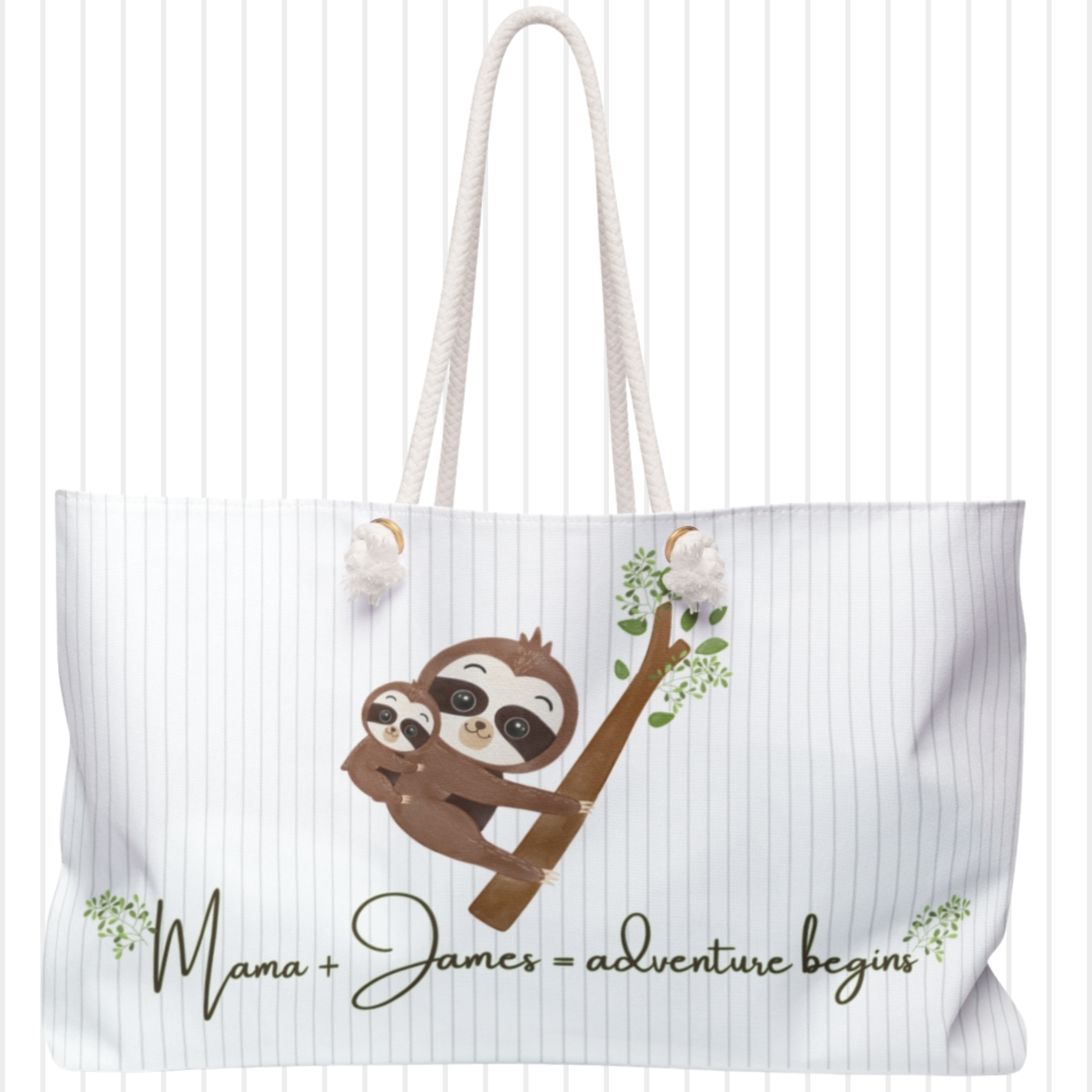 Momma to be Hospital Bag, Overnight Bag, Vacation Tote. product thumbnail image