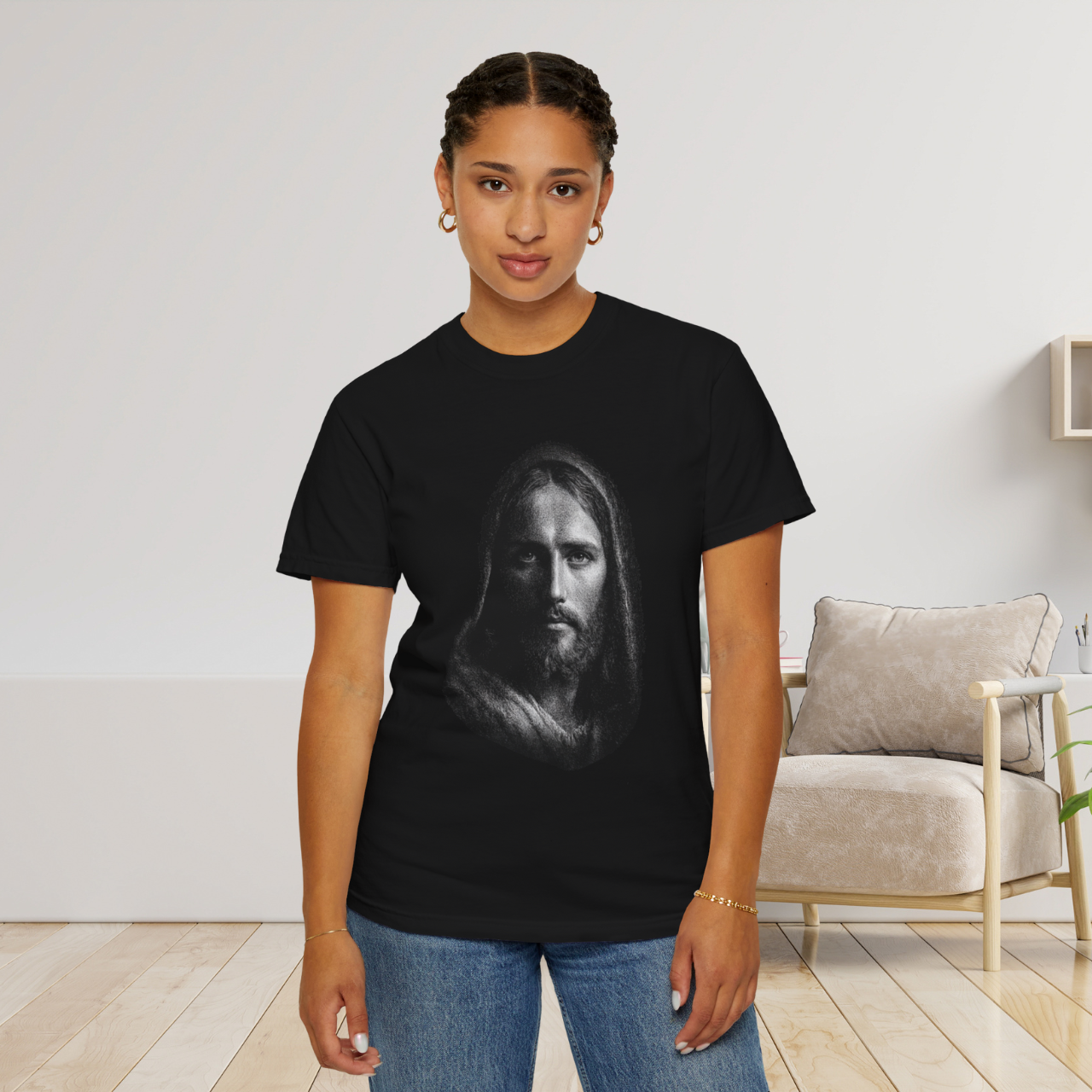 Christian T-Shirt with Bible Verse | Faith-Based Religious Top | Inspirational Apparel Gift for Men &amp; Women product thumbnail image