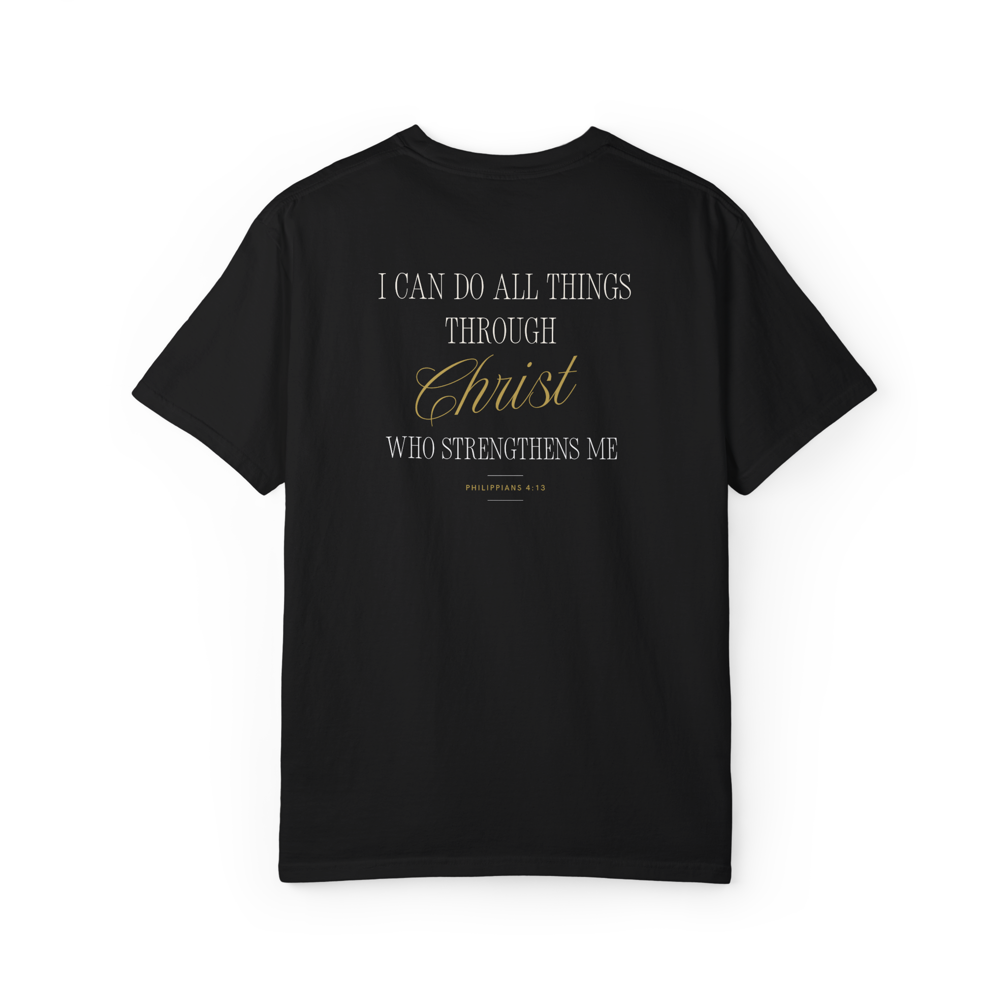 Christian T-Shirt with Bible Verse | Faith-Based Religious Top | Inspirational Apparel Gift for Men & Women product thumbnail image Christian T-Shirt with Bible Verse | Faith-Based Religious Top | Inspirational Apparel Gift for Men & Women product thumbnail image