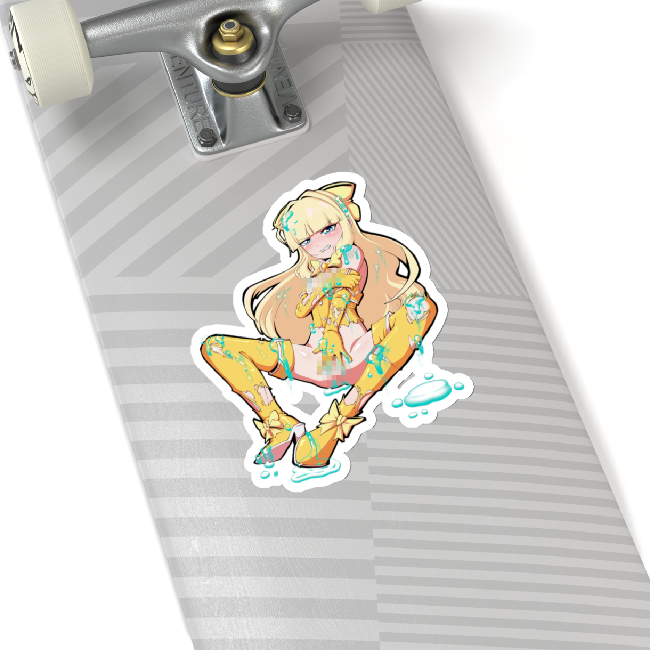 Yellow magical girl in trouble - Pinup Sticker product thumbnail image Yellow magical girl in trouble - Pinup Sticker product thumbnail image