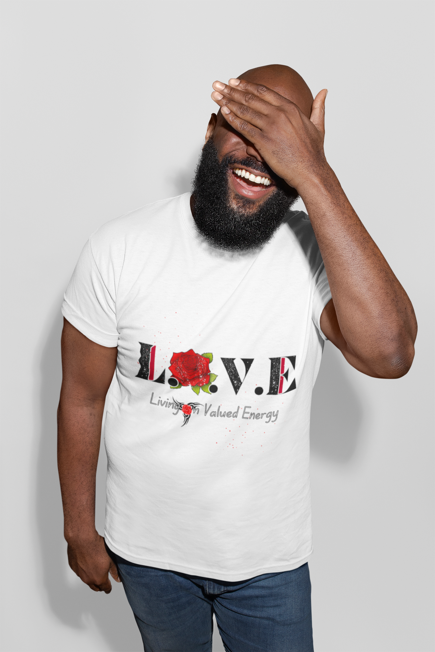 Love Rose Graphic Tee, Unisex T-shirt (Living On Value Energy) product thumbnail image