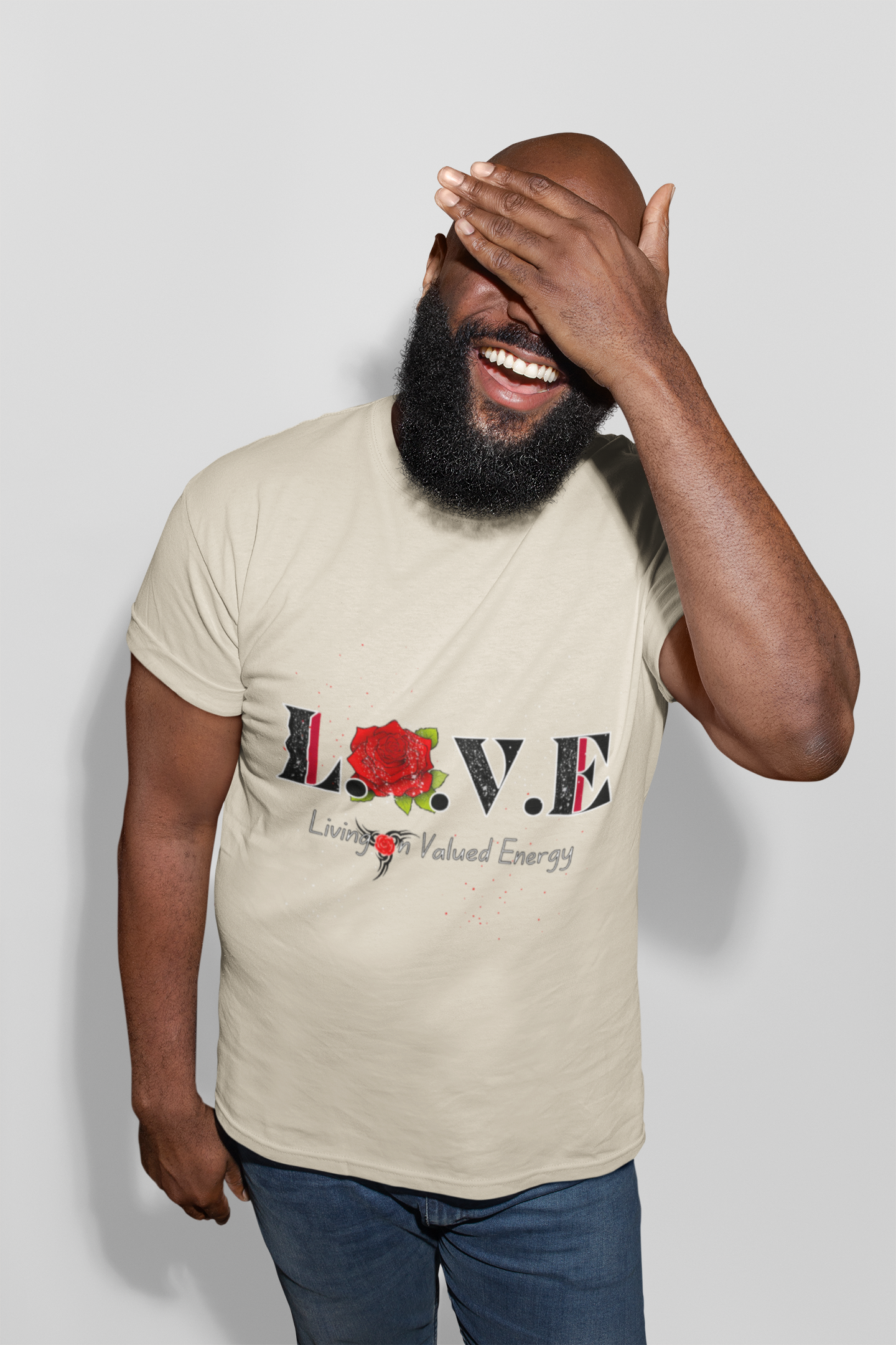 Love Rose Graphic Tee, Unisex T-shirt (Living On Value Energy) product thumbnail image