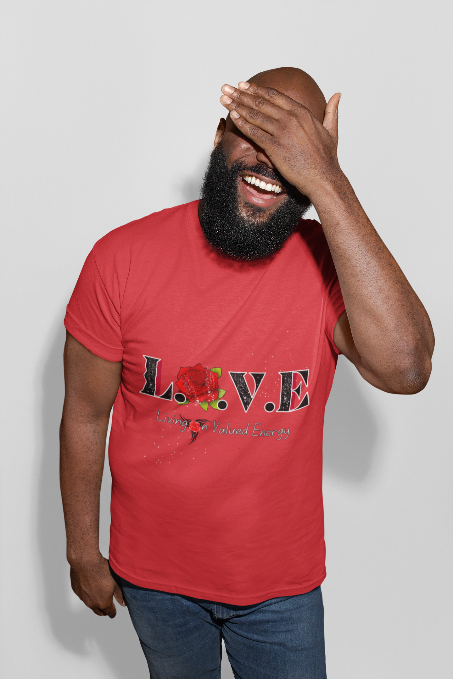 Love Rose Graphic Tee, Unisex T-shirt (Living On Value Energy) product thumbnail image