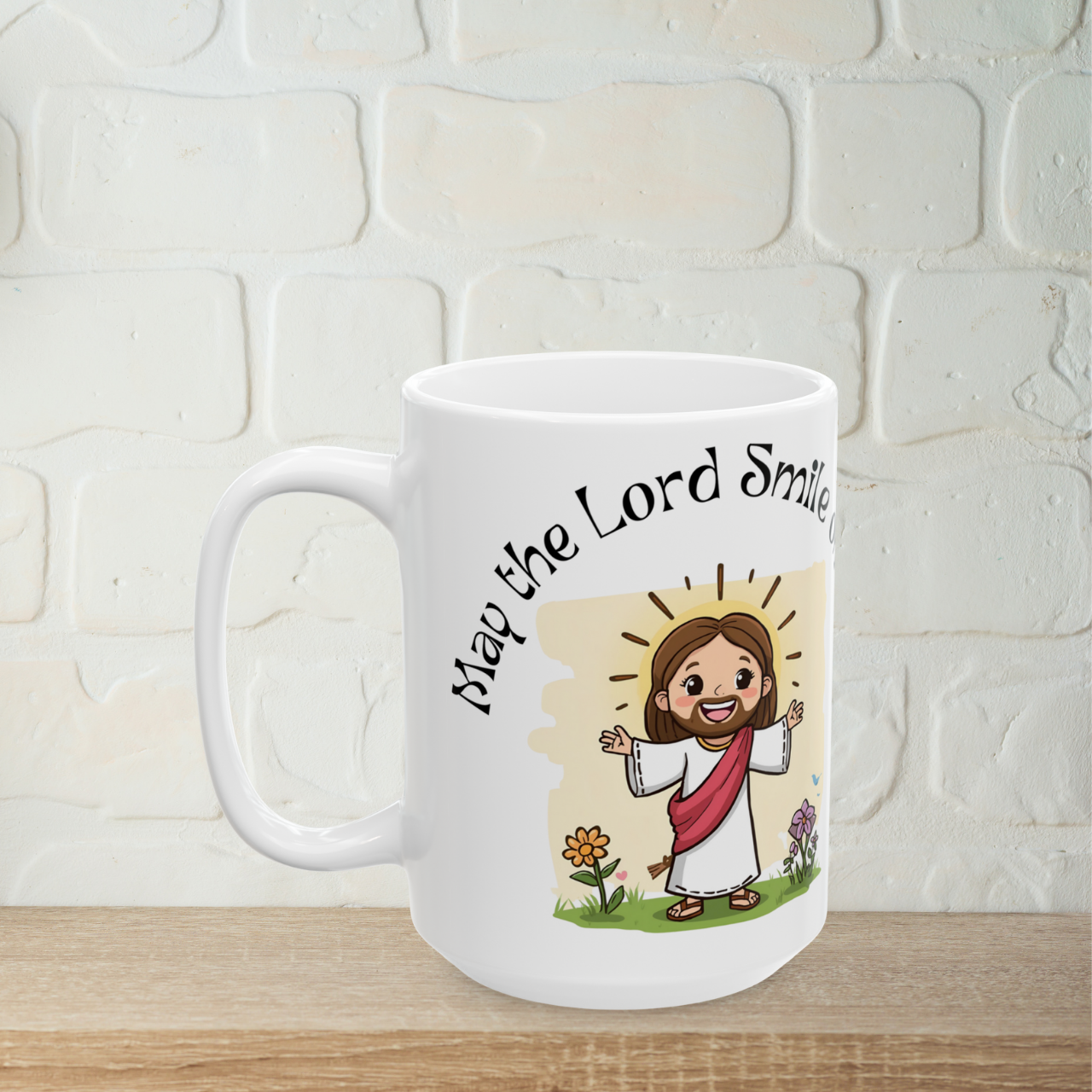 Inspirational Mug for Kids "May the Lord Smile on You", Perfect for Children's Gift in Religious Occasions, Unique Collectible. product thumbnail image Inspirational Mug for Kids "May the Lord Smile on You", Perfect for Children's Gift in Religious Occasions, Unique Collectible. product thumbnail image