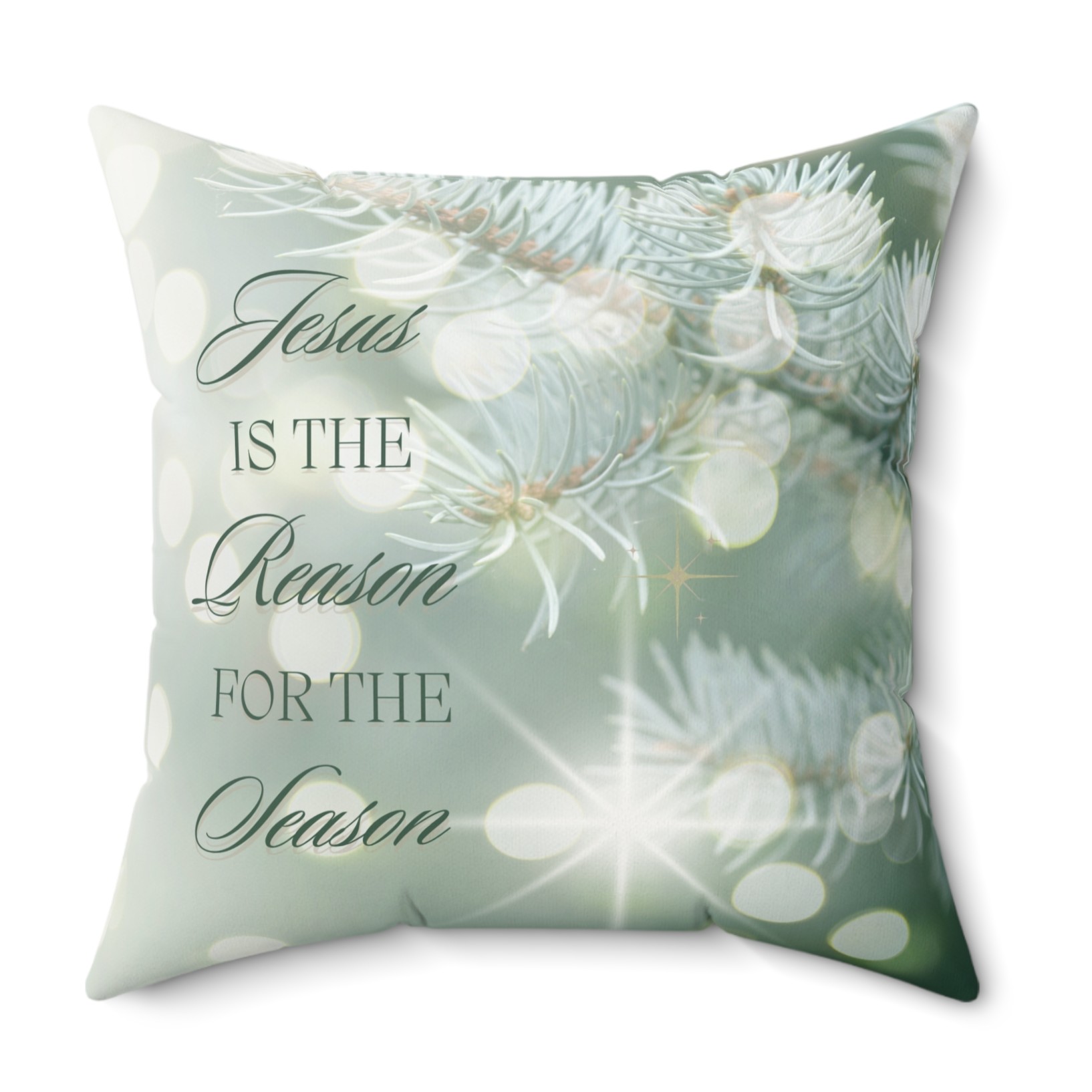 Jesus is the Reason for the Season - Christmas Pillow product thumbnail image Jesus is the Reason for the Season - Christmas Pillow product thumbnail image