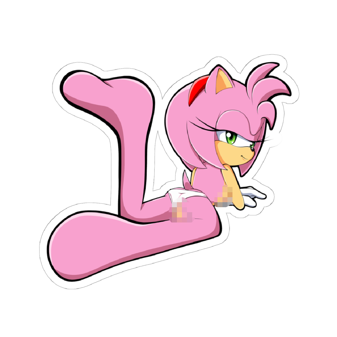 Pink Hedgehog - Pinup Sticker product thumbnail image Pink Hedgehog - Pinup Sticker product thumbnail image