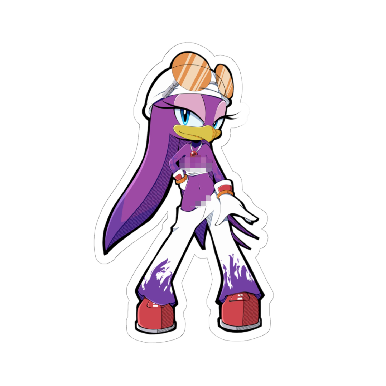 Purple Bird - Pinup Sticker product thumbnail image Purple Bird - Pinup Sticker product thumbnail image