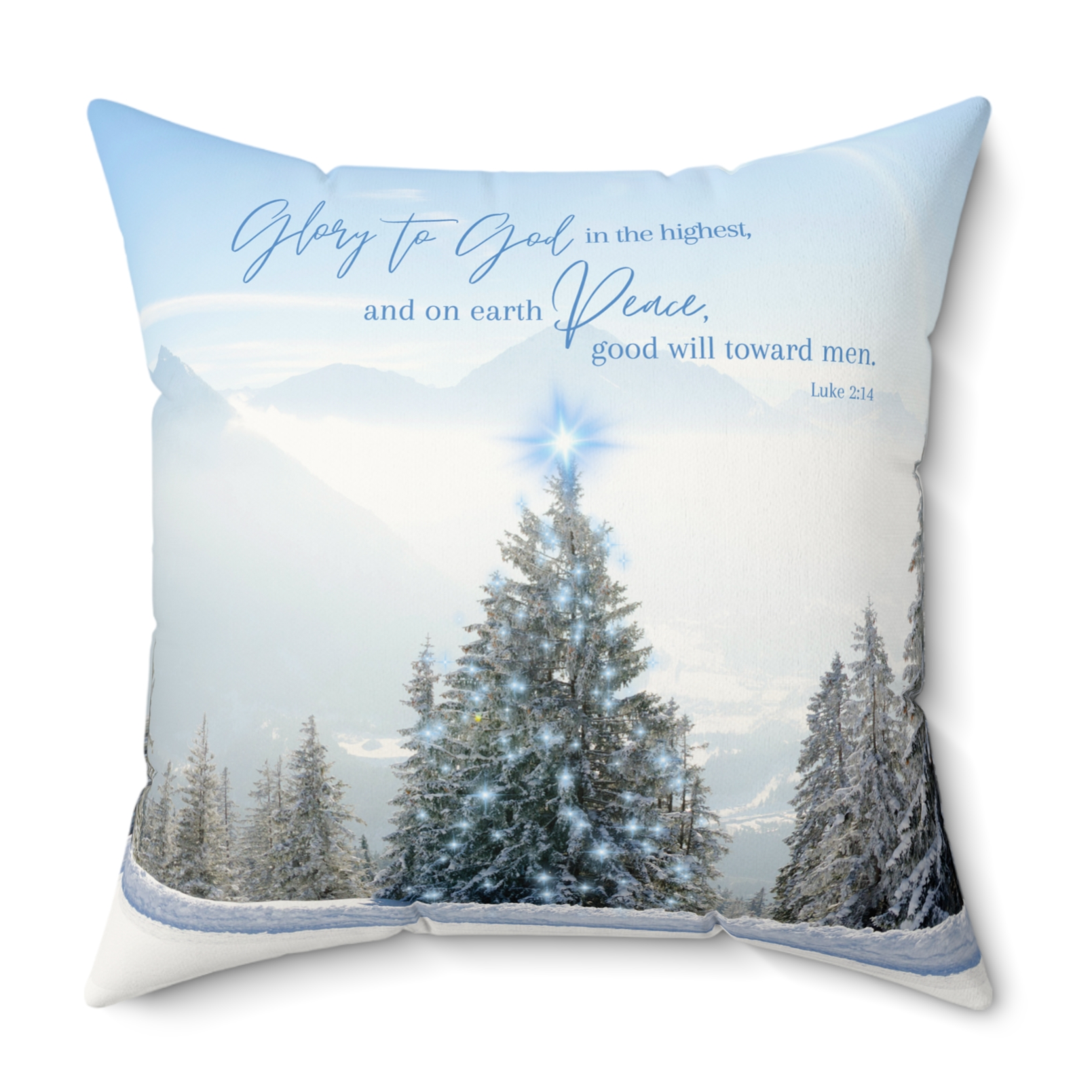 Peace on Earth - Christmas Pillow product thumbnail image Peace on Earth - Christmas Pillow product thumbnail image