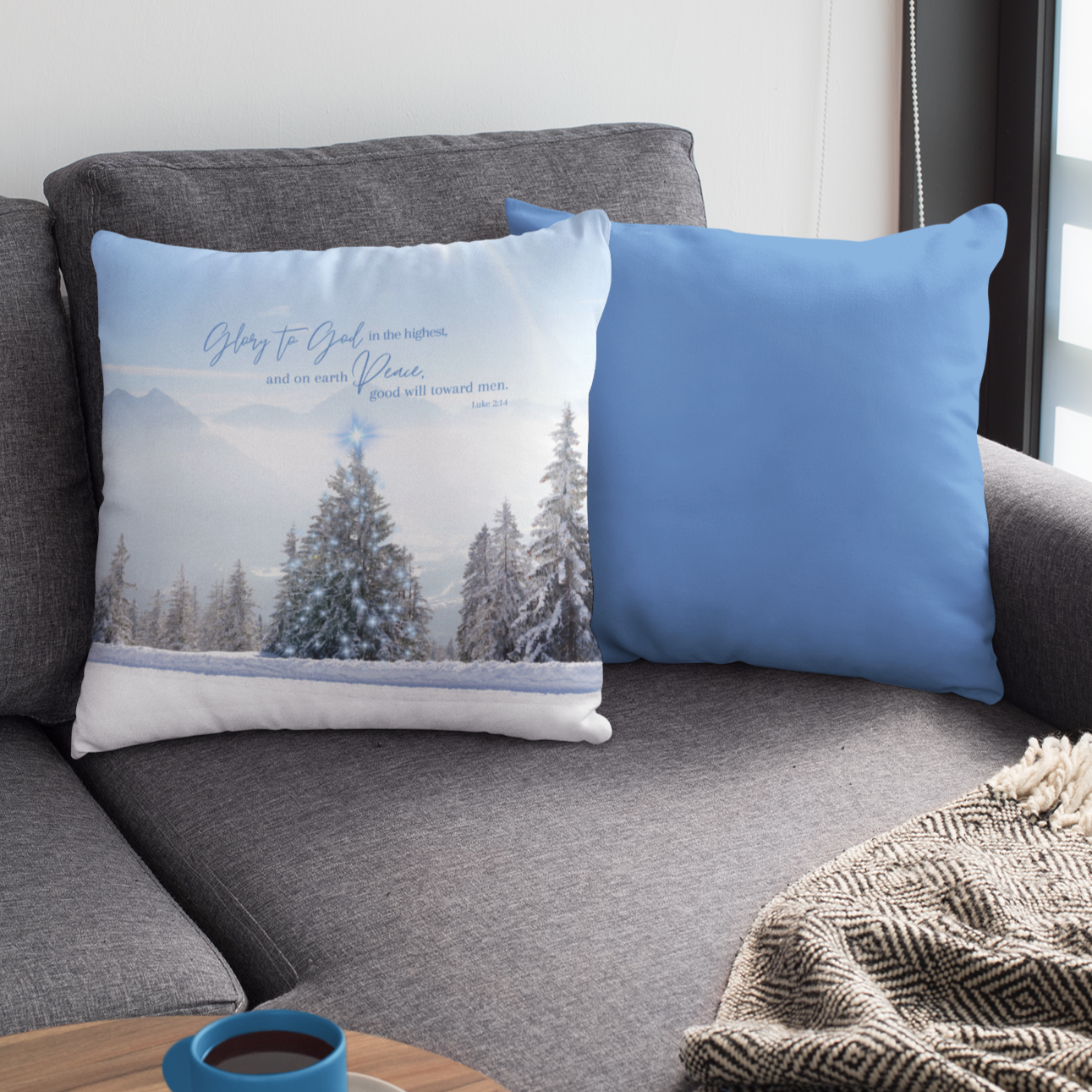 Peace on Earth - Christmas Pillow product thumbnail image Peace on Earth - Christmas Pillow product thumbnail image