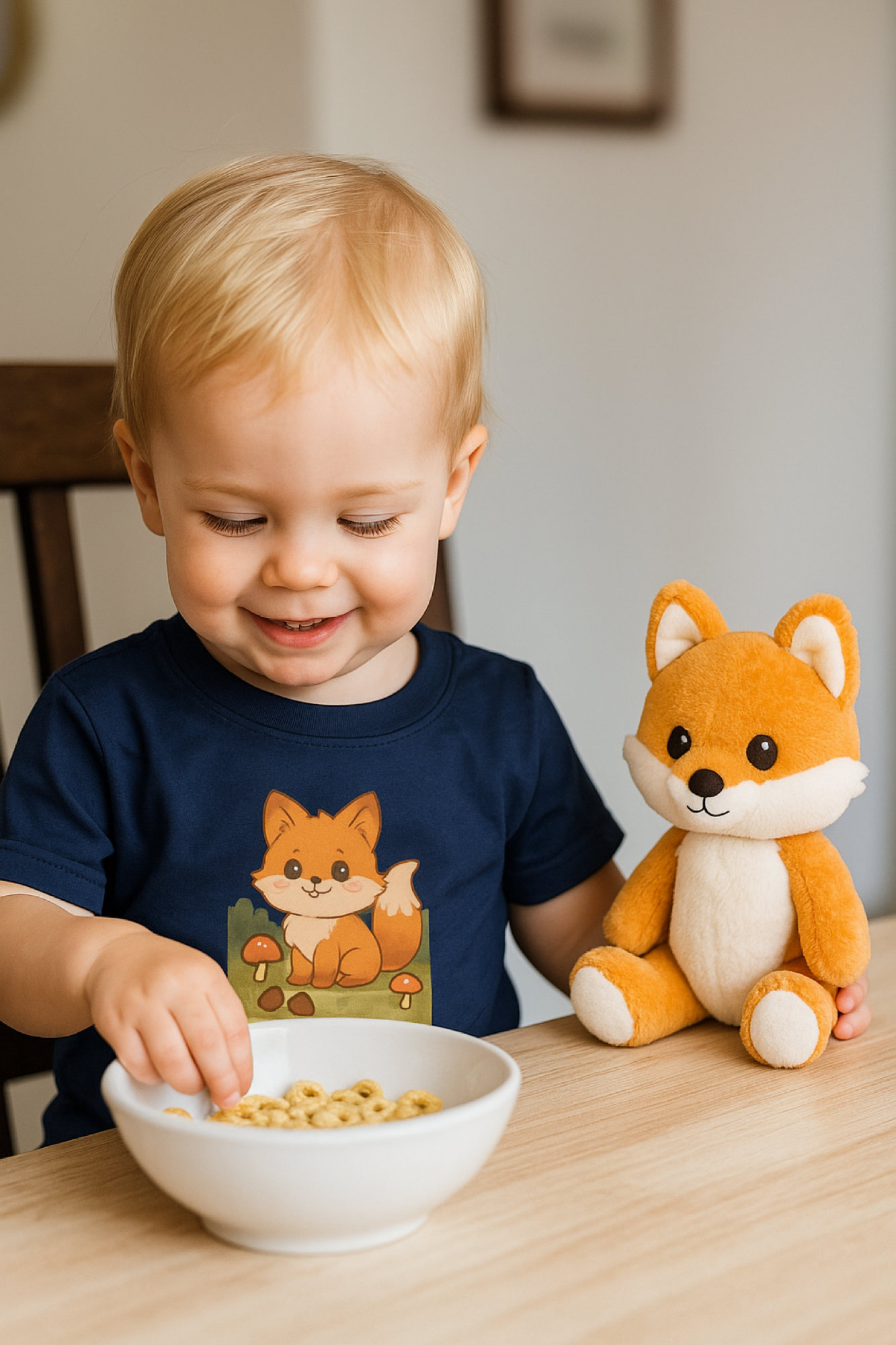 Cute Fox Toddler Tee, product thumbnail image Cute Fox Toddler Tee, product thumbnail image