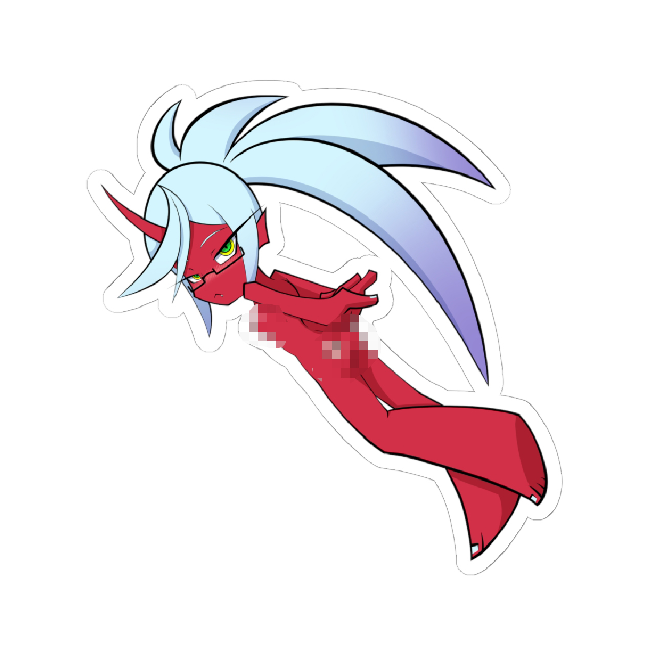 Red Demon Sister Too Young - Pinup Sticker product thumbnail image Red Demon Sister Too Young - Pinup Sticker product thumbnail image