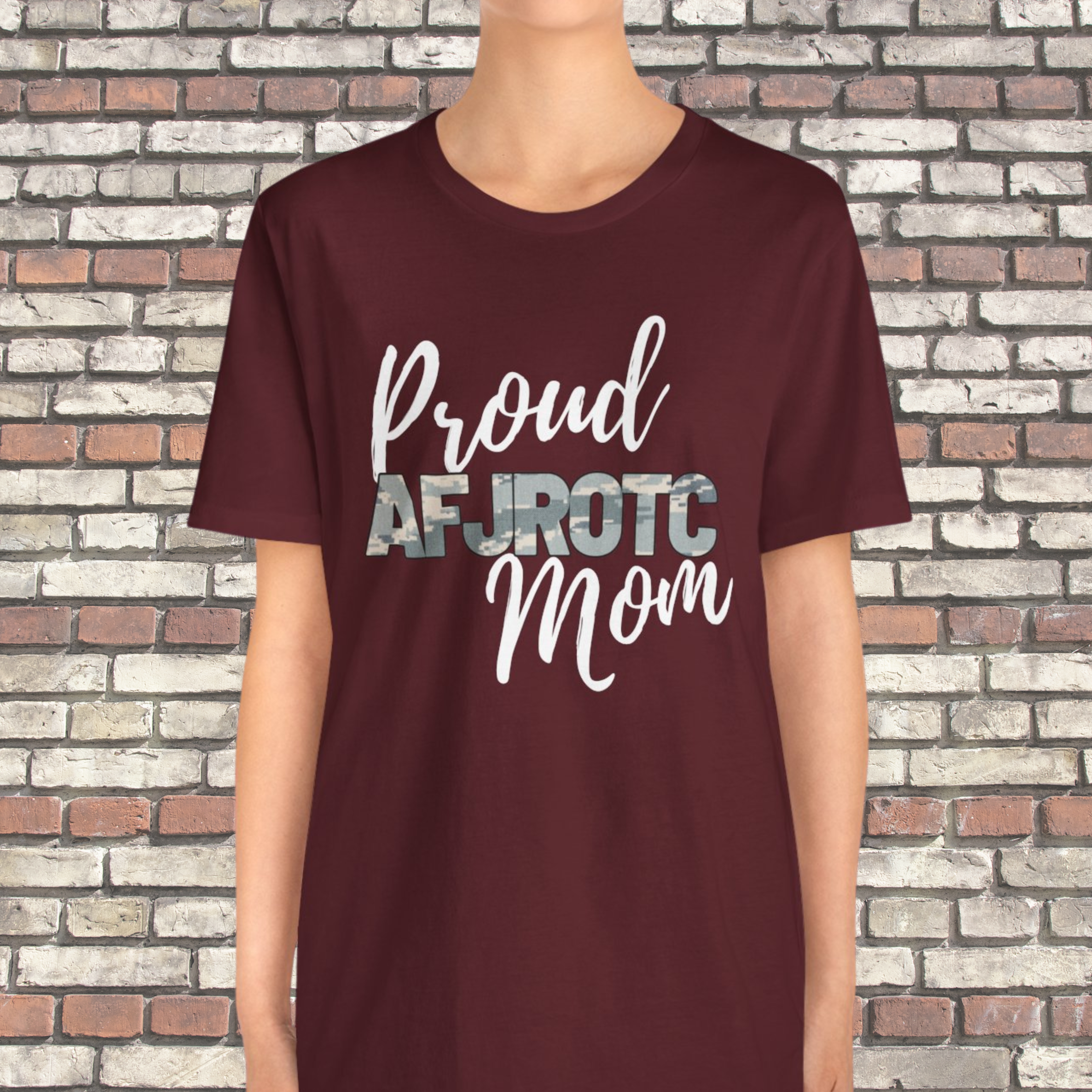 Proud AFJROTC Mom - Bella Canvas Comfort Tee - Can be personalized product thumbnail image
