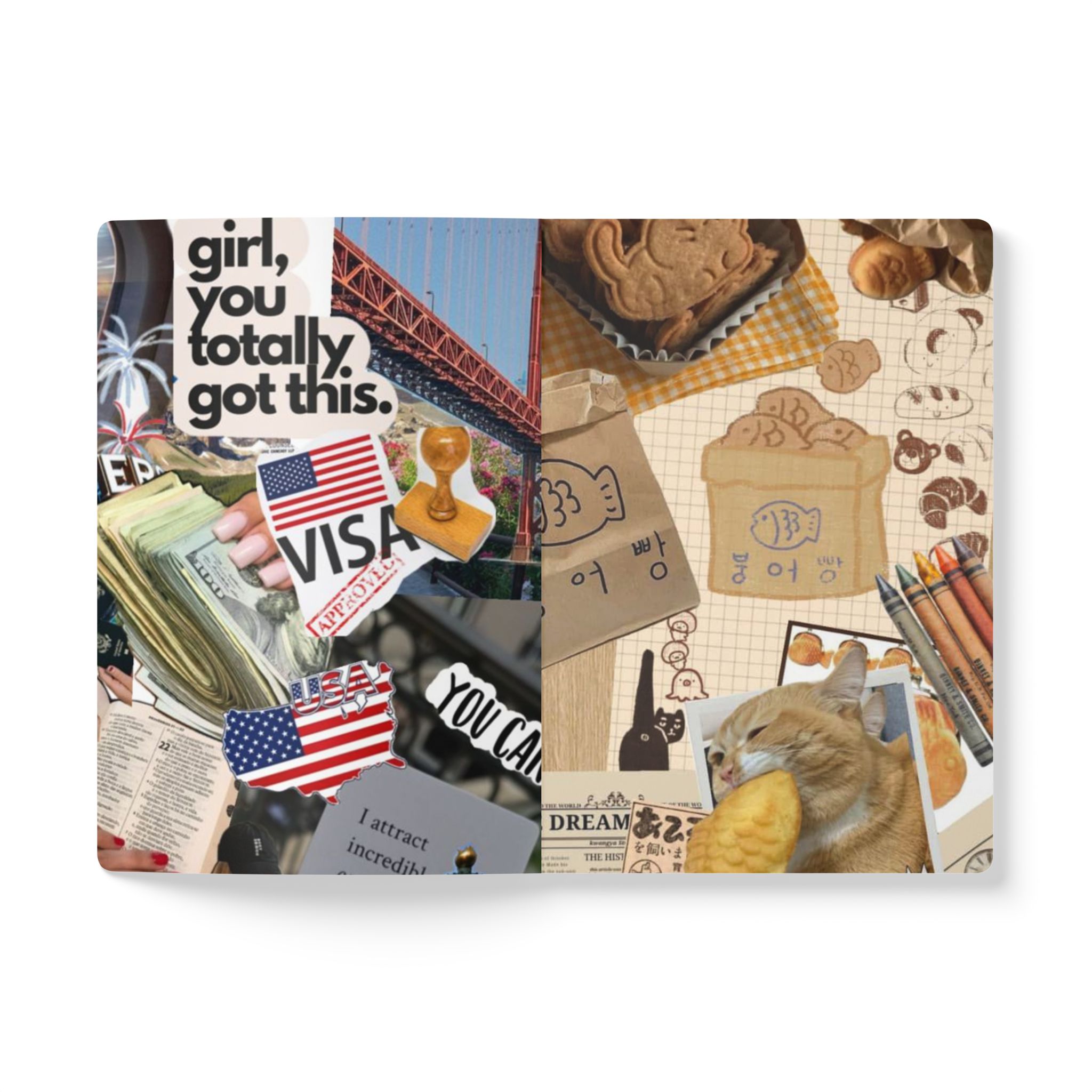 Personalized Softcover Journal, x4 Unique Inside Prints, Daily Journaling, Notebook, Diary, Writing, Travel Log, Inspirations, Custom Notebook Gift ideas product thumbnail image Personalized Softcover Journal, x4 Unique Inside Prints, Daily Journaling, Notebook, Diary, Writing, Travel Log, Inspirations, Custom Notebook Gift ideas product thumbnail image