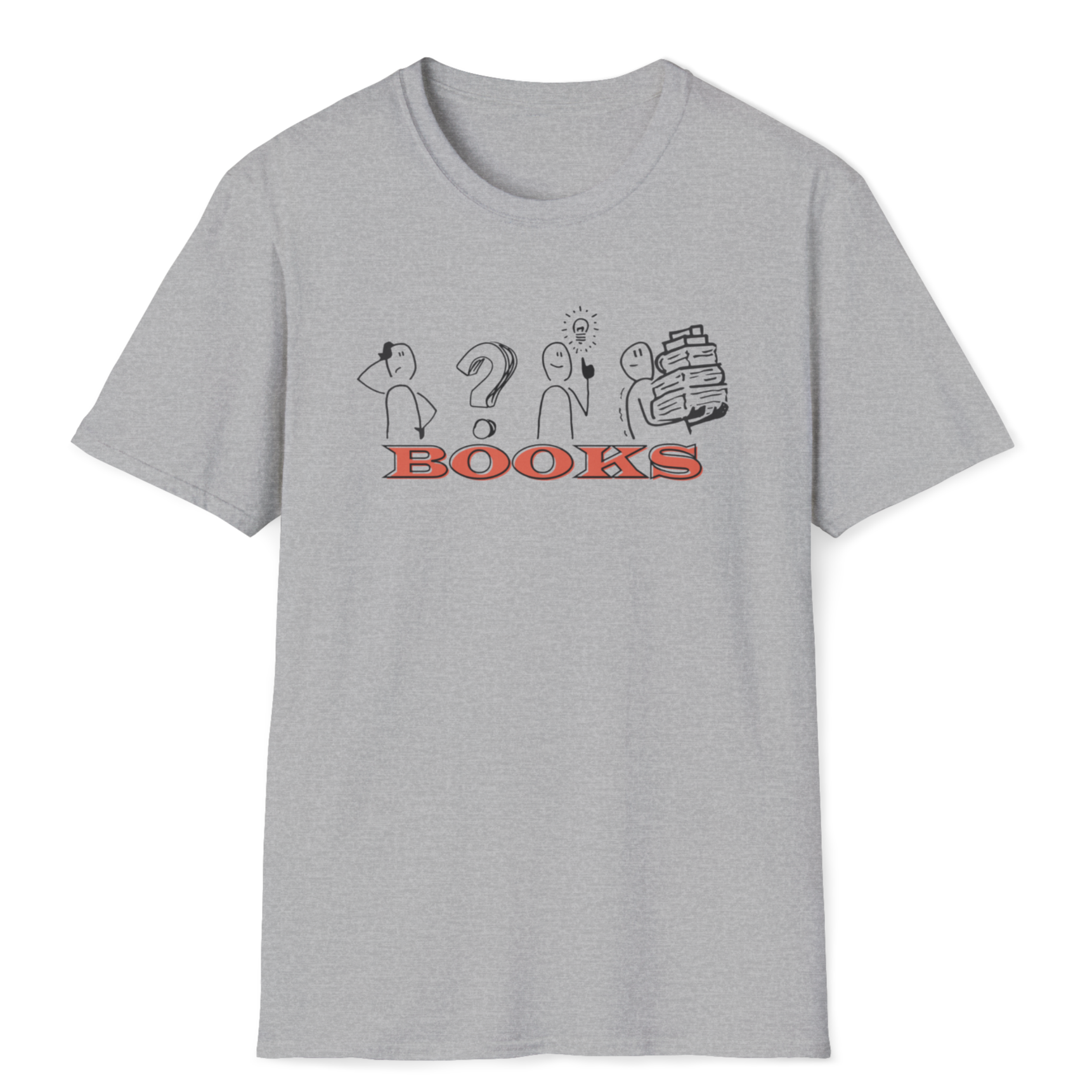 Think Books Graphic T-Shirt product thumbnail image Think Books Graphic T-Shirt product thumbnail image