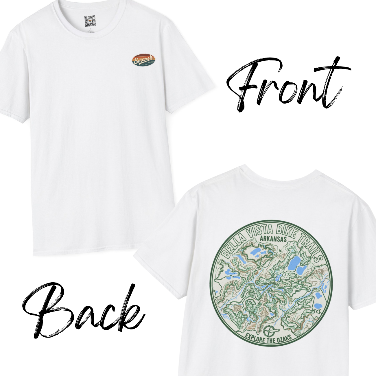 Bella Vista Arkansas Mountain Bike Trail Map Unisex Jersey Tee product thumbnail image Bella Vista Arkansas Mountain Bike Trail Map Unisex Jersey Tee product thumbnail image