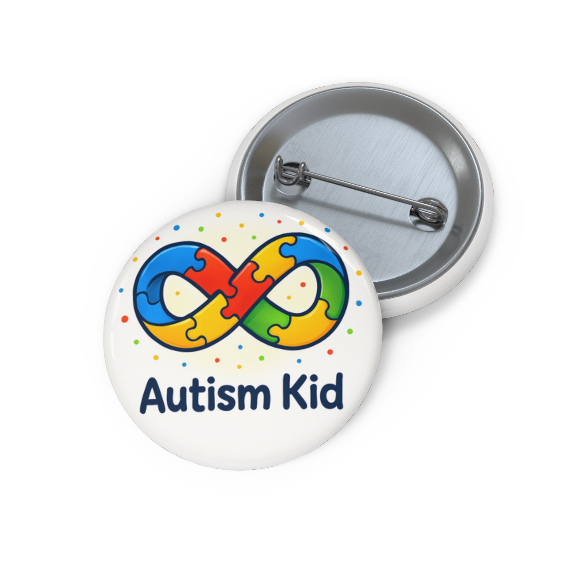 Custom Autism Awareness Pin Buttons, Supportive Accessories for Autism Awareness Month, Gifts for Advocates, Cute Badge for Inclusion product thumbnail image Custom Autism Awareness Pin Buttons, Supportive Accessories for Autism Awareness Month, Gifts for Advocates, Cute Badge for Inclusion product thumbnail image