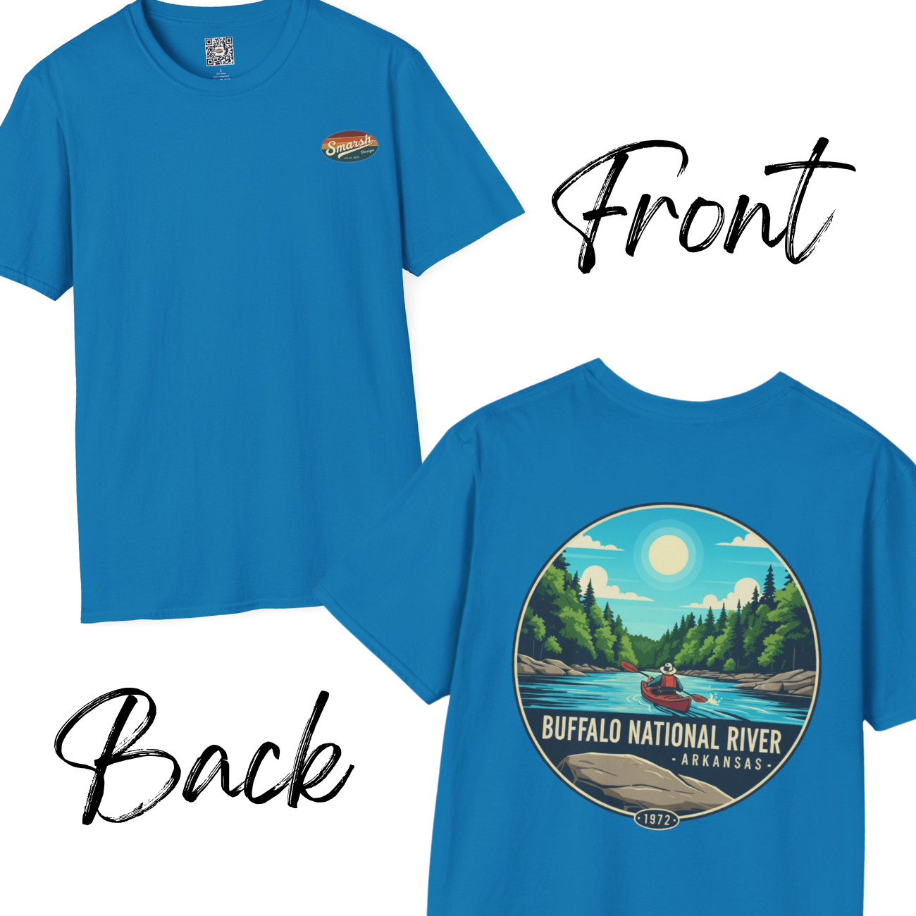 Float the Buffalo River Arkansas Unisex Jersey Tee product thumbnail image Float the Buffalo River Arkansas Unisex Jersey Tee product thumbnail image