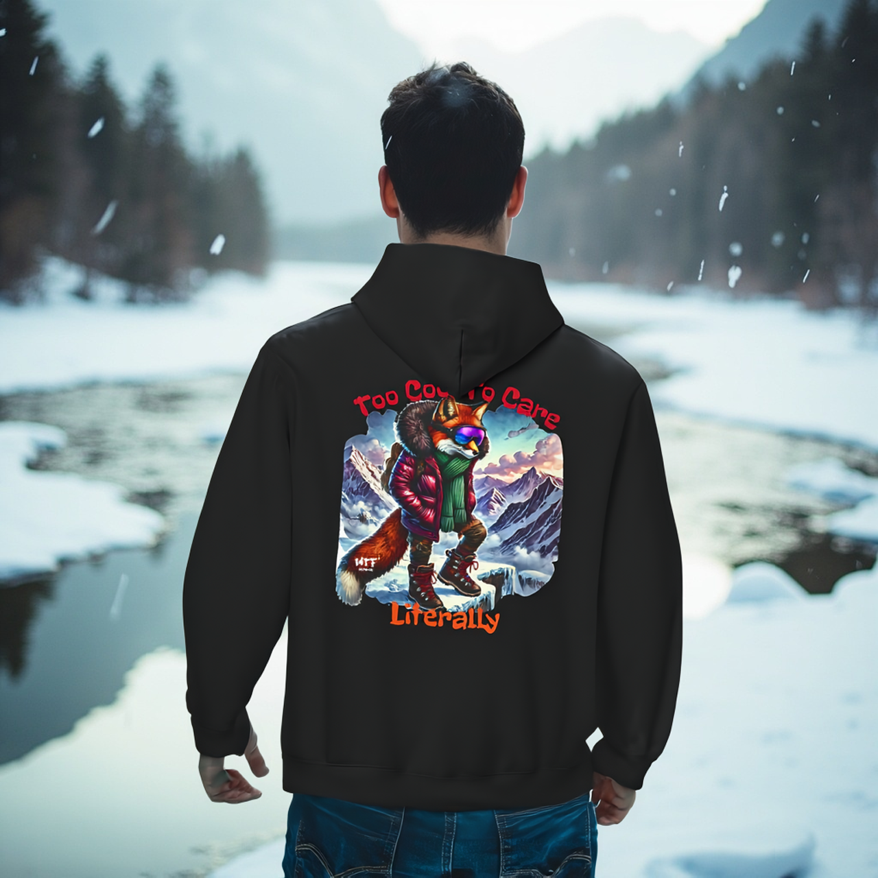 Sarcasm Hoodie - Too Cool to Care - Unisex