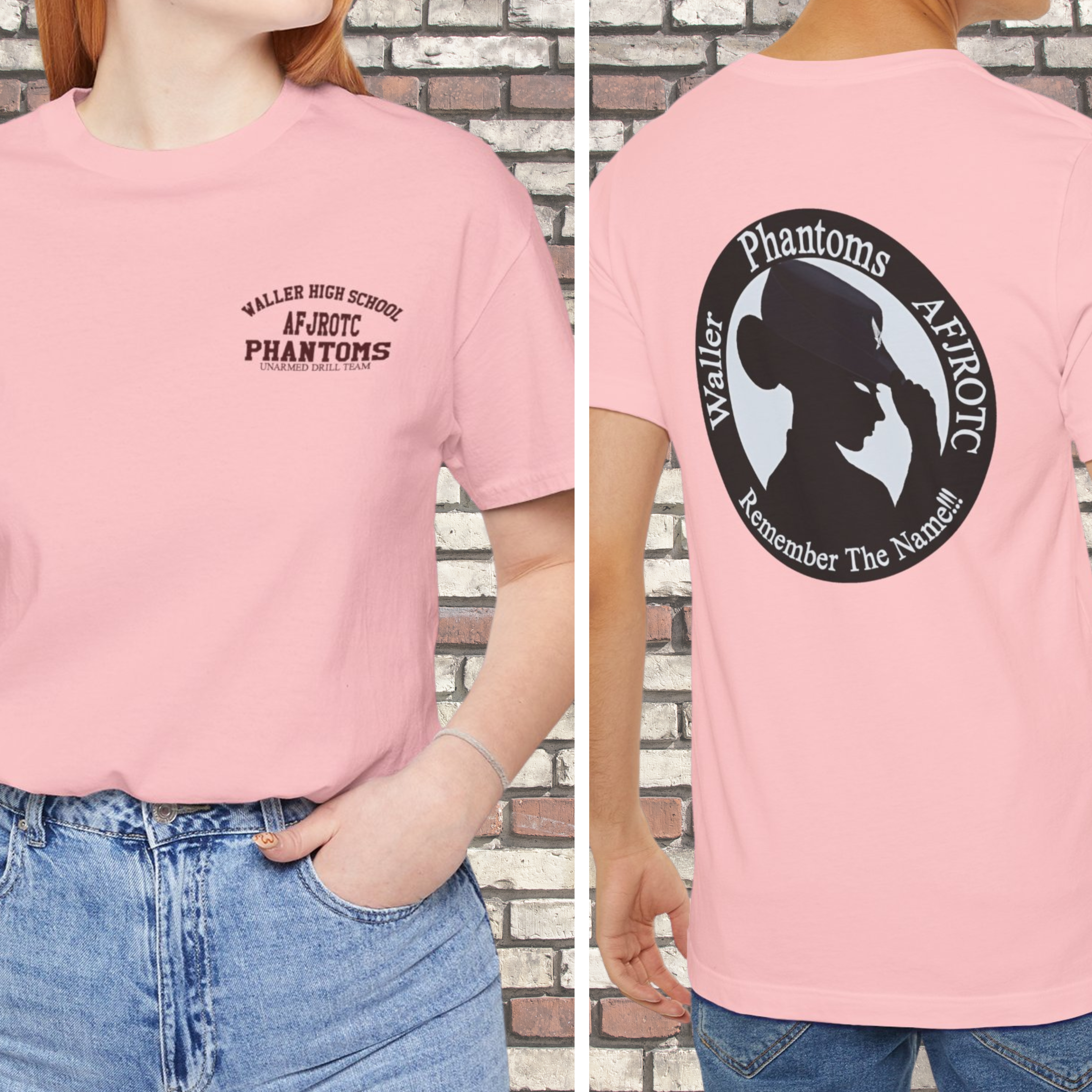 Waller High School AFJROTC Phantom Supporter Shirts -Personalization Available  product thumbnail image