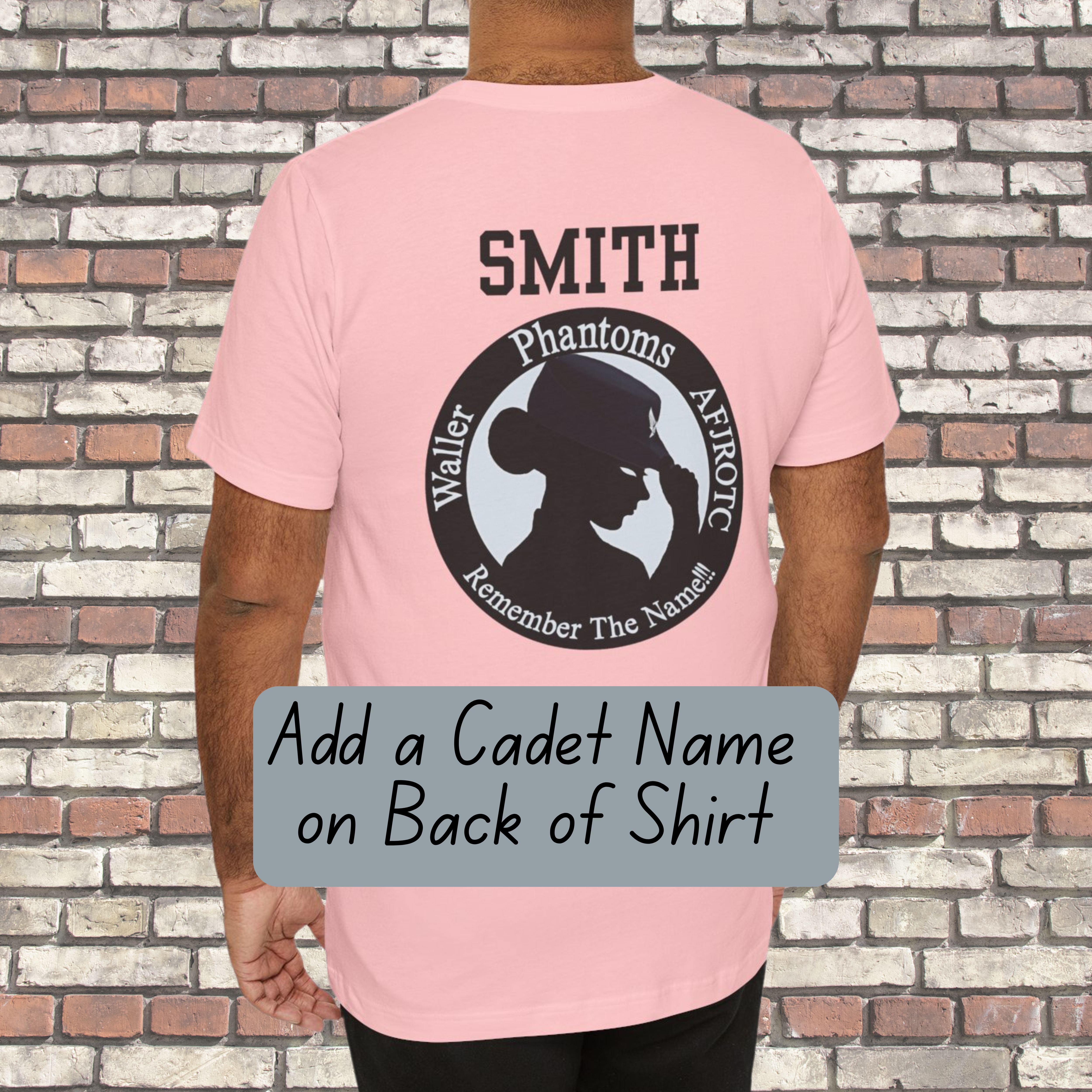 Waller High School AFJROTC Phantom Supporter Shirts -Personalization Available  product thumbnail image