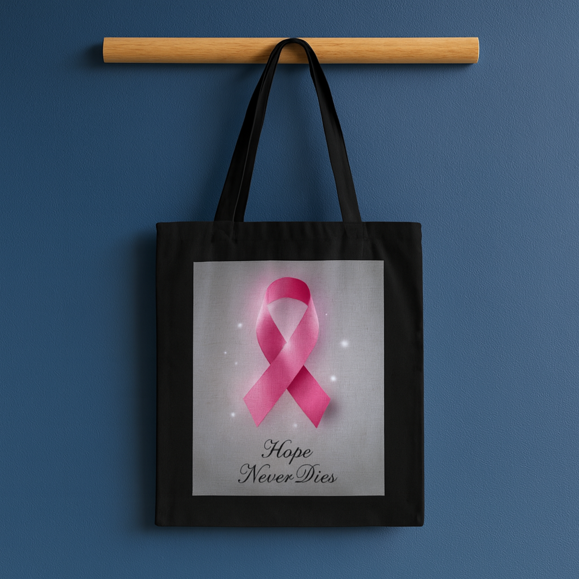 Hope Ribbon Tote Bag Breast Cancer Awareness Gift | Hope Never Dies Pink Ribbon Cotton Canvas Bag | Support Survivor Charity or Walk Tote Hope Ribbon Tote Bag Breast Cancer Awareness Gift | Hope Never Dies Pink Ribbon Cotton Canvas Bag | Support Survivor Charity or Walk Tote