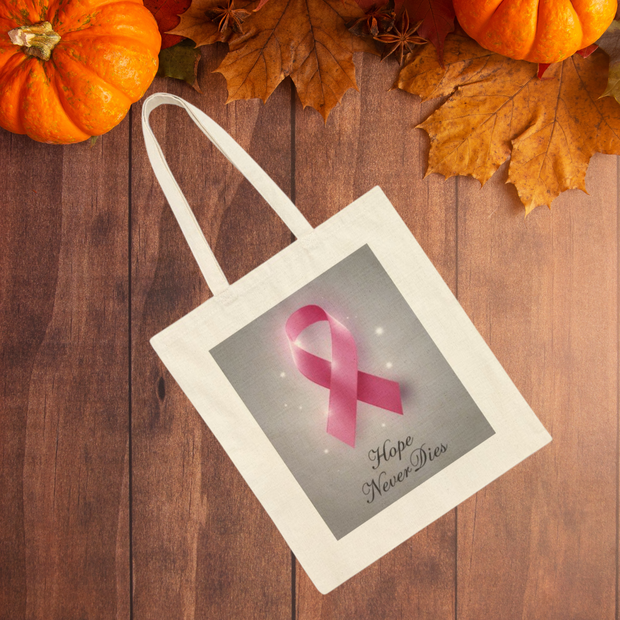 Hope Ribbon Tote Bag Breast Cancer Awareness Gift | Hope Never Dies Pink Ribbon Cotton Canvas Bag | Support Survivor Charity or Walk Tote product thumbnail image Hope Ribbon Tote Bag Breast Cancer Awareness Gift | Hope Never Dies Pink Ribbon Cotton Canvas Bag | Support Survivor Charity or Walk Tote product thumbnail image