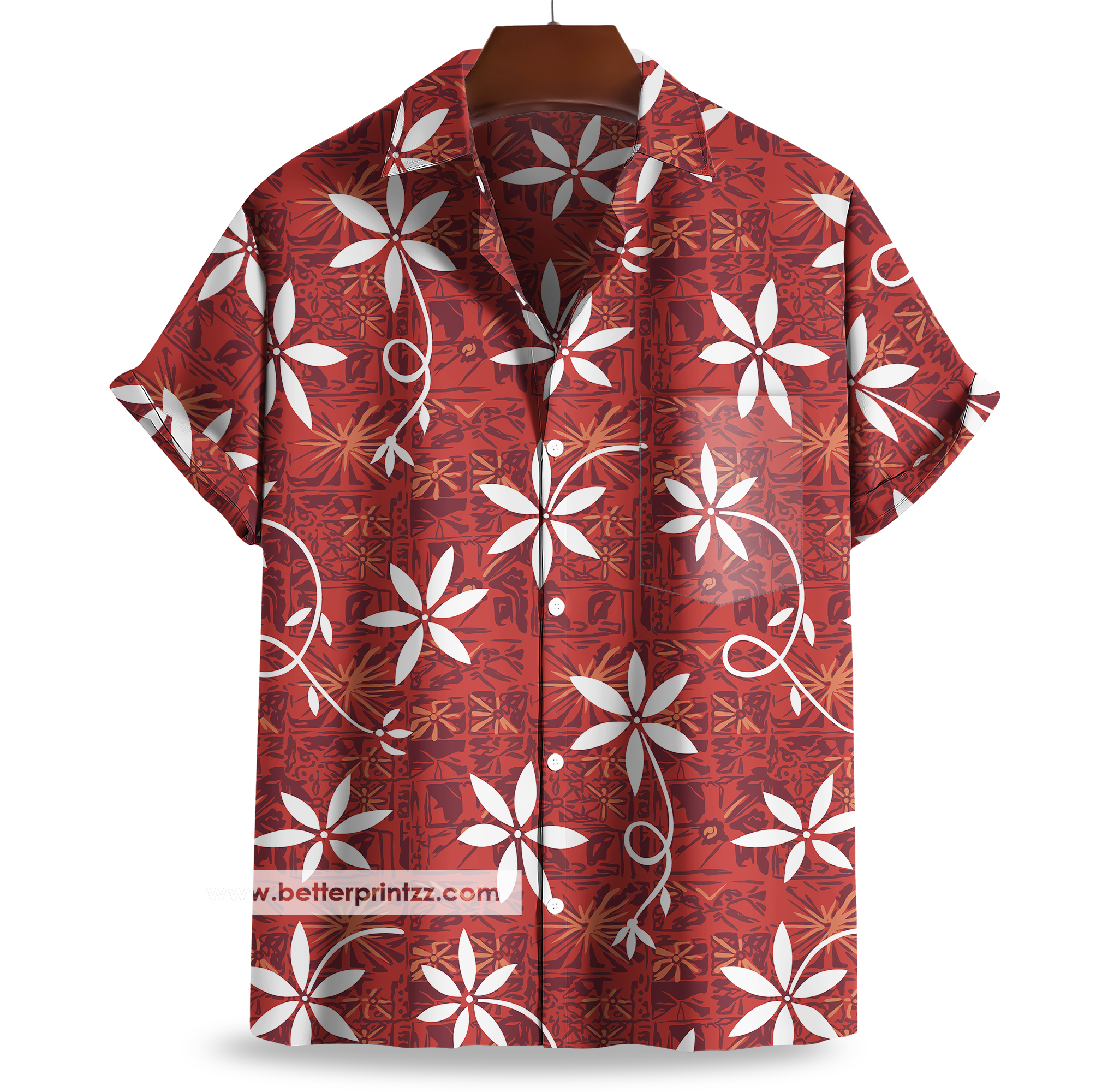 Rare Elvis Presley Hawaiian Shirt Replica – Shaheen Tiare Tapa Shirt, Blue Hawaii Movie Costume, Elvis Cosplay