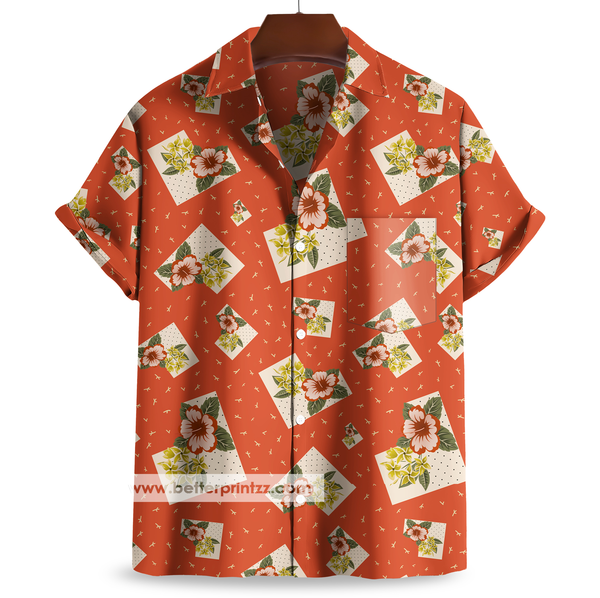 Raising Arizona Hawaiian Shirt, H.I. McDunnough Cosplay Nicolas Cage Cosplay, Movie Costume Shirt