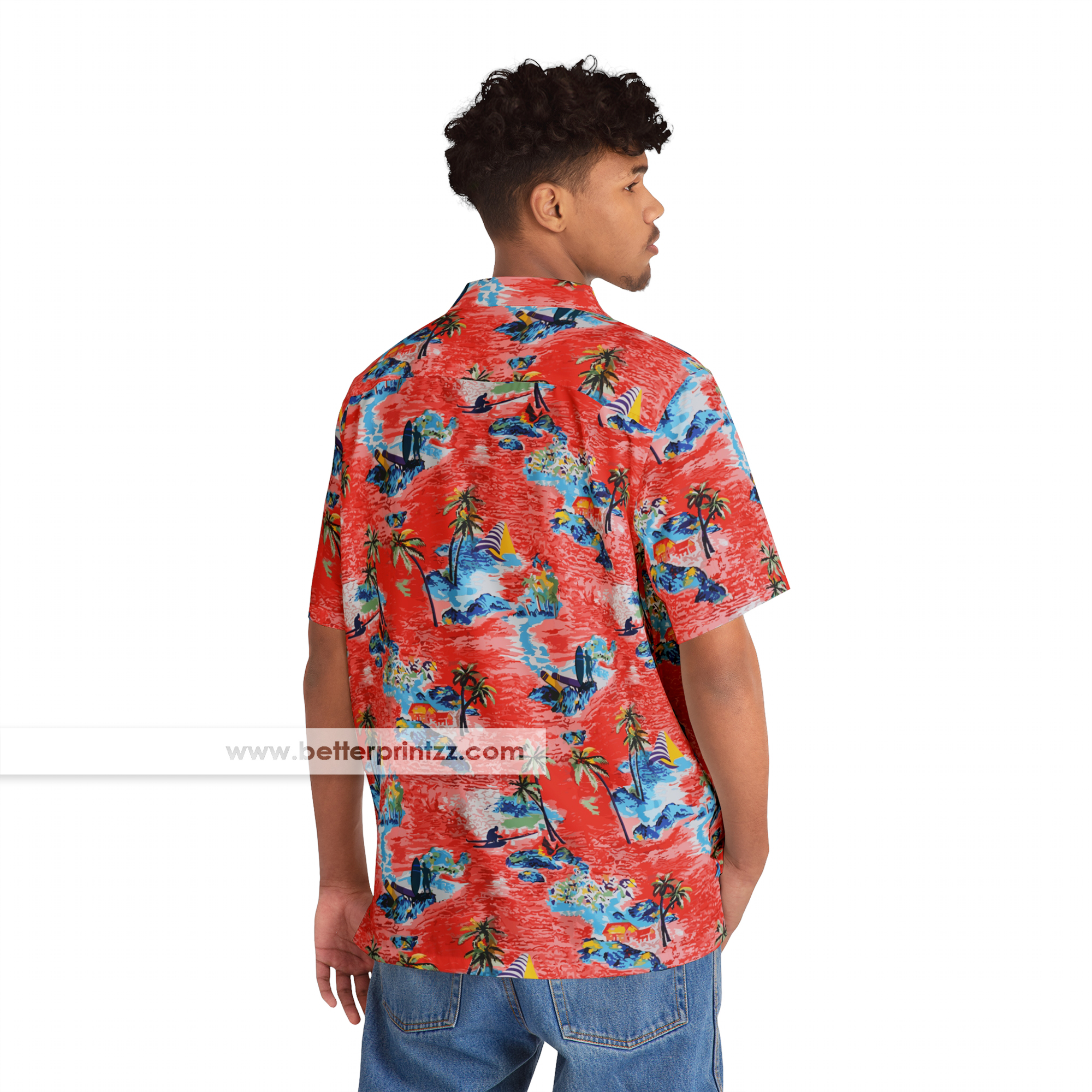 True Romance Hawaiian Shirt, Christian Slater Costume Cosplay, Tarantino Movie 90s Halloween Costume Shirt, Red Shirt Movie Prop Replica product thumbnail image True Romance Hawaiian Shirt, Christian Slater Costume Cosplay, Tarantino Movie 90s Halloween Costume Shirt, Red Shirt Movie Prop Replica product thumbnail image
