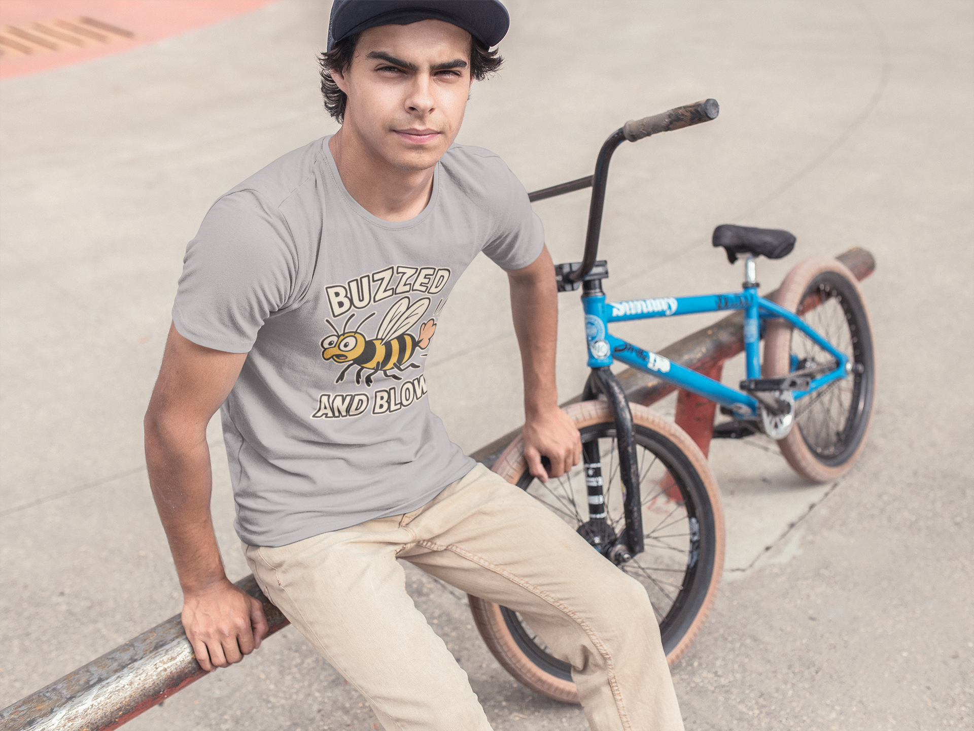 Buzzed and Blown Unisex T-Shirt, Funny Bee Tee, Gift for Nature Lovers, Casual Wear, Eco-Friendly Apparel product thumbnail image Buzzed and Blown Unisex T-Shirt, Funny Bee Tee, Gift for Nature Lovers, Casual Wear, Eco-Friendly Apparel product thumbnail image