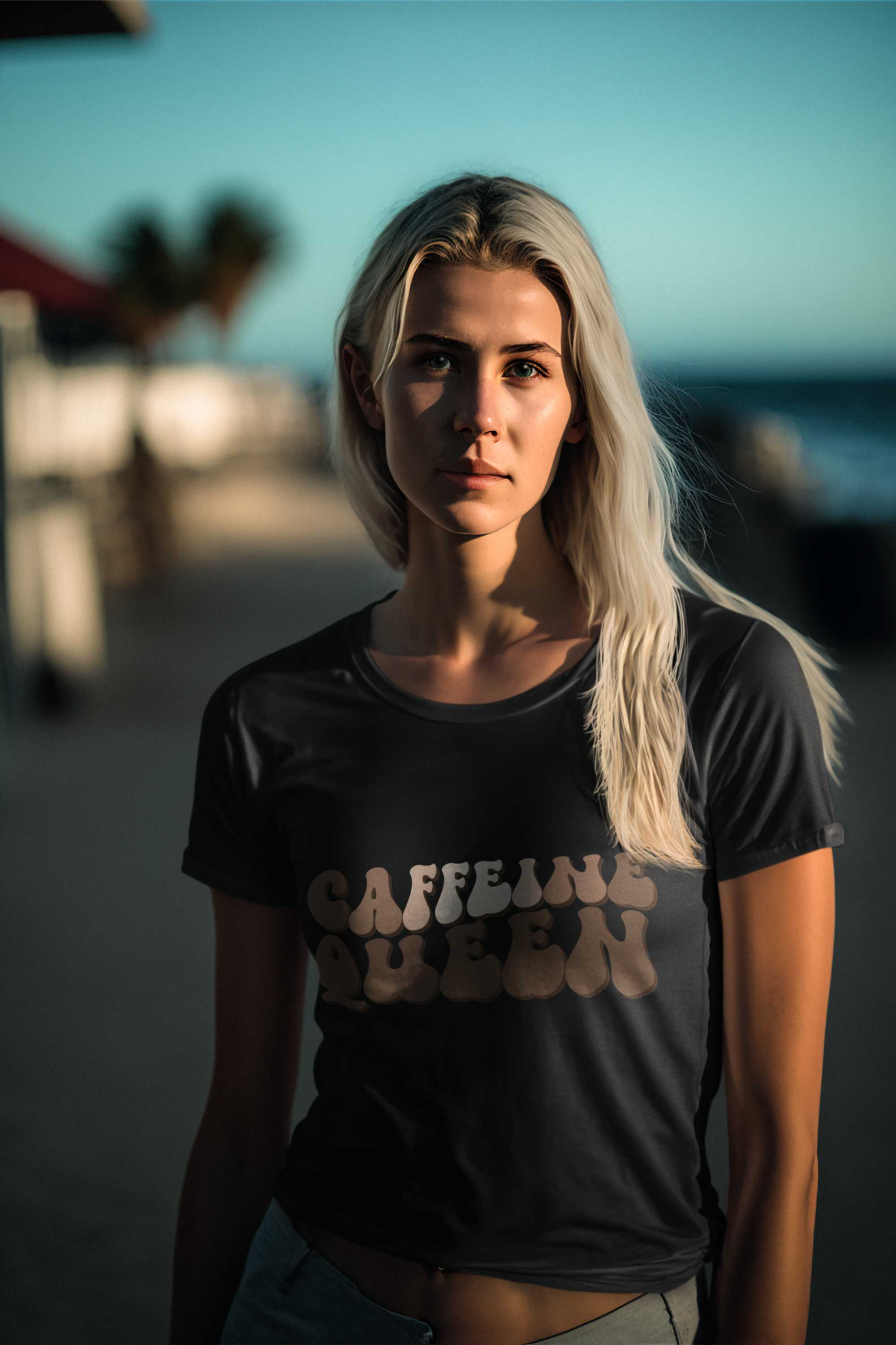 Caffeine Queen T-Shirt | Unisex Softstyle Tee, Coffee Lover Gift, Trendy Graphic Tee, Birthday Gift, Casual Wear product thumbnail image Caffeine Queen T-Shirt | Unisex Softstyle Tee, Coffee Lover Gift, Trendy Graphic Tee, Birthday Gift, Casual Wear product thumbnail image